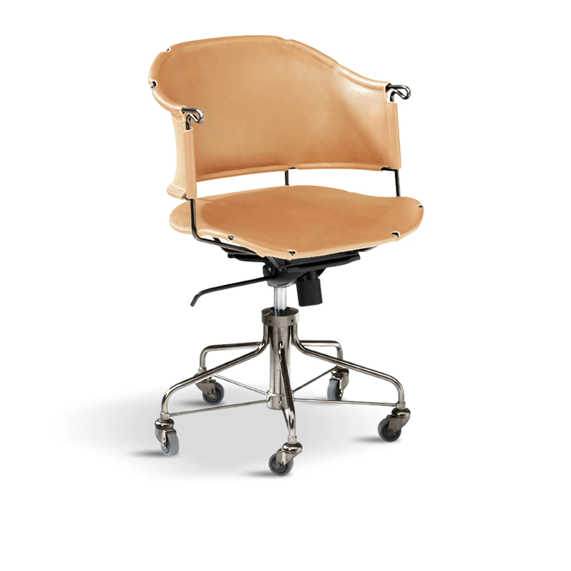 Sheriff Office Chair Chrome - 1