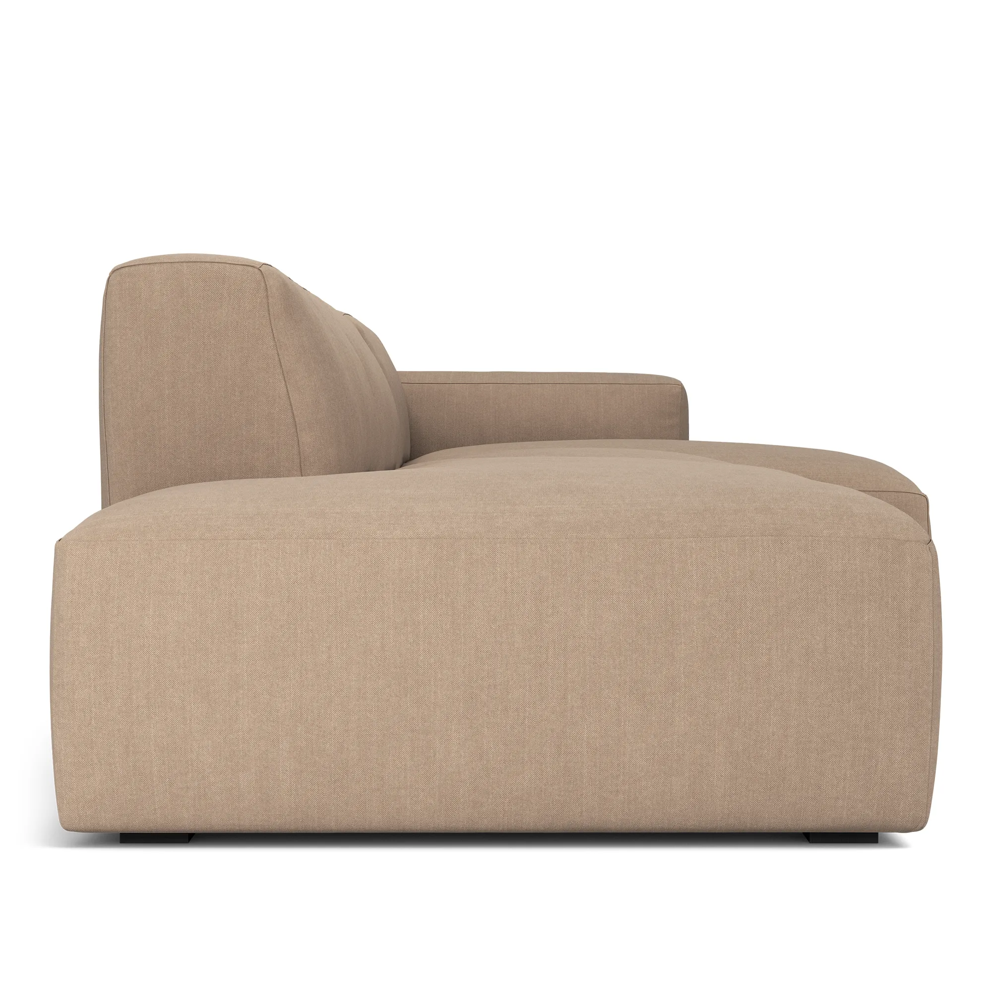 Brick 3-Seater Chaise Lounge Open End Left - 3