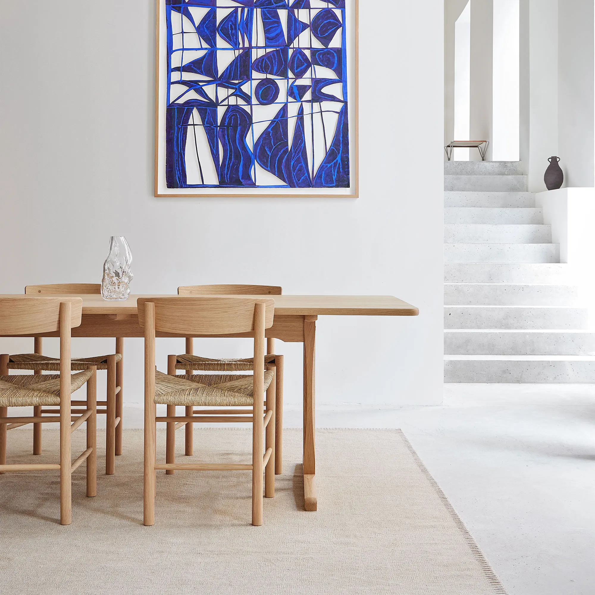 Mogensen C18 dining table & Mogensen J39 dining chair 4 pcs – oiled oak - 5