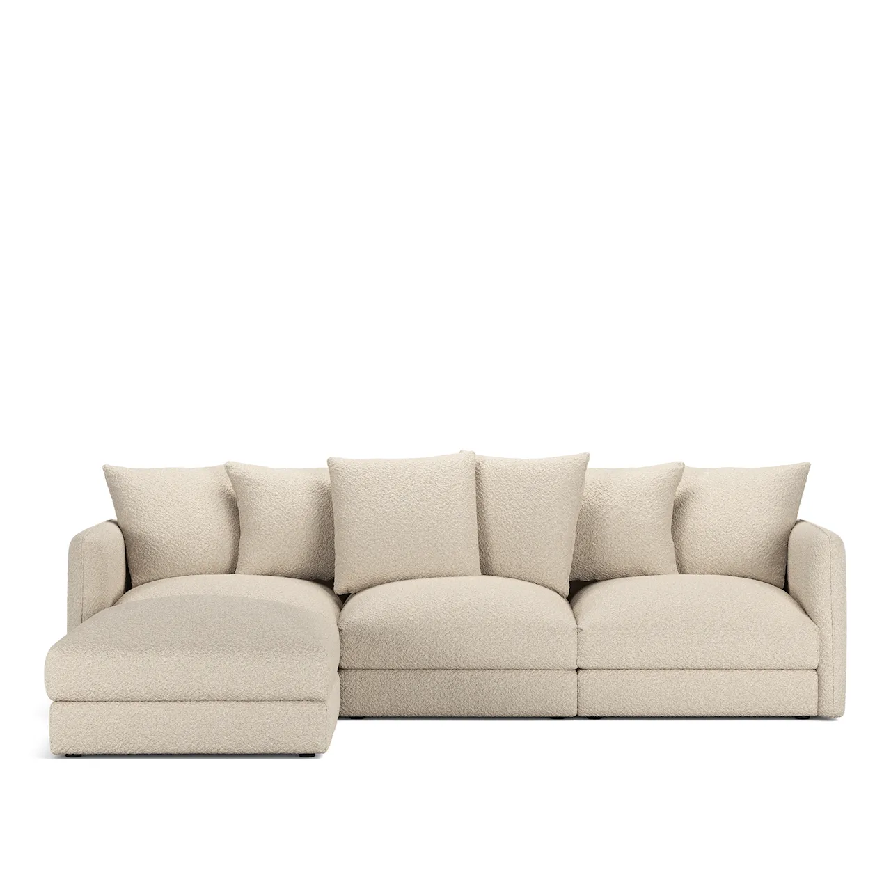 Pavarotti 3-Seater with Ottoman Sienna 101 Fixed Upholstery