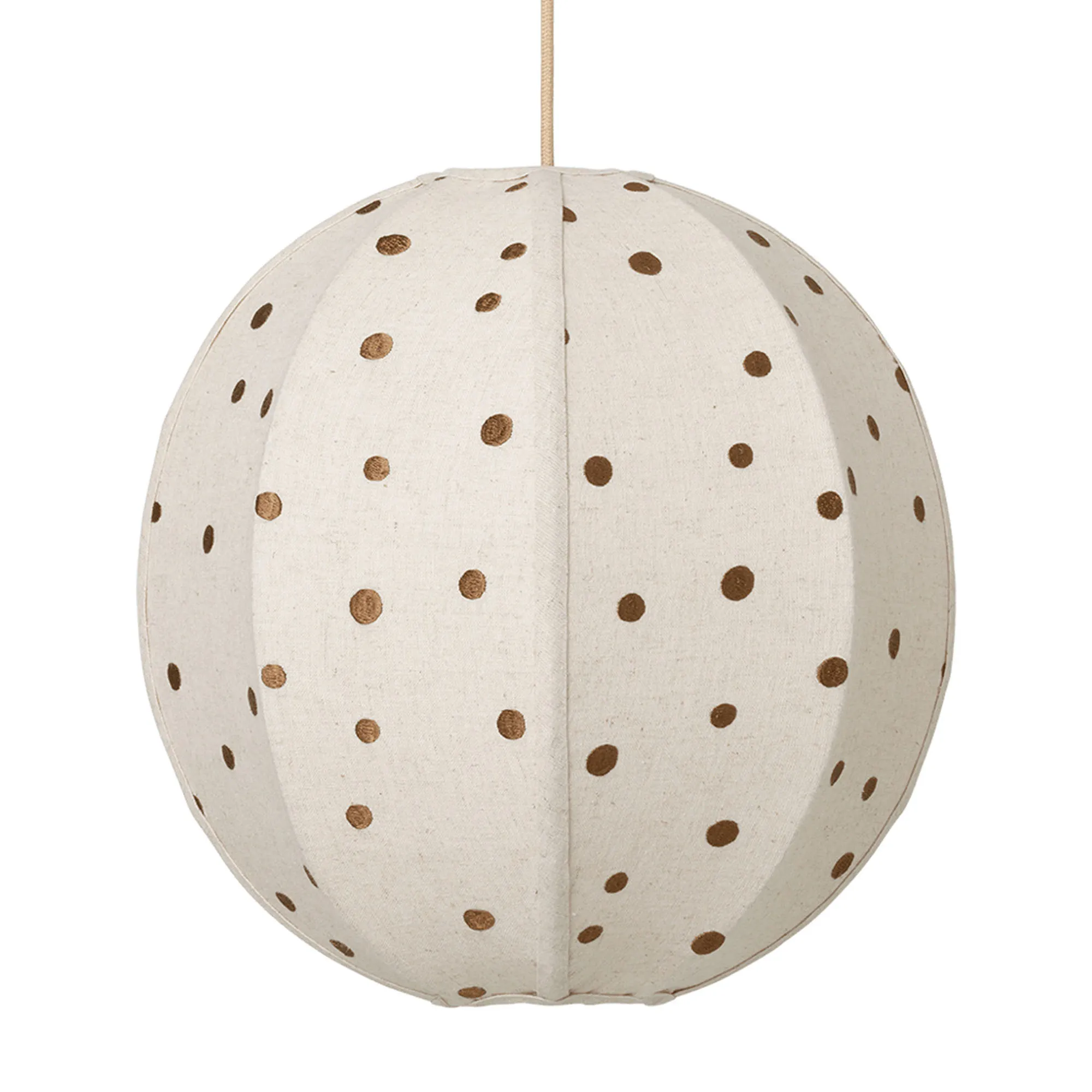 Embroided Textile Lampshade - 1