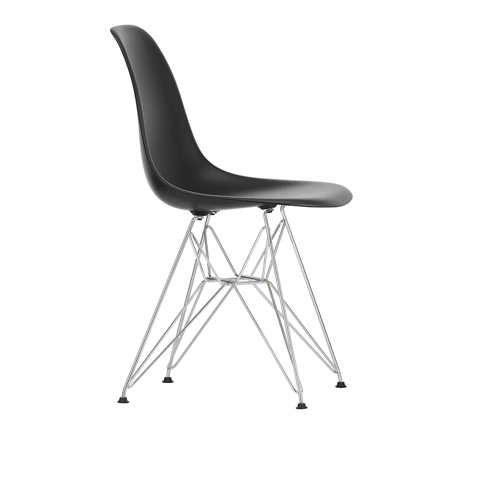 Eames RE Plastic Chair DSR stol Chrome