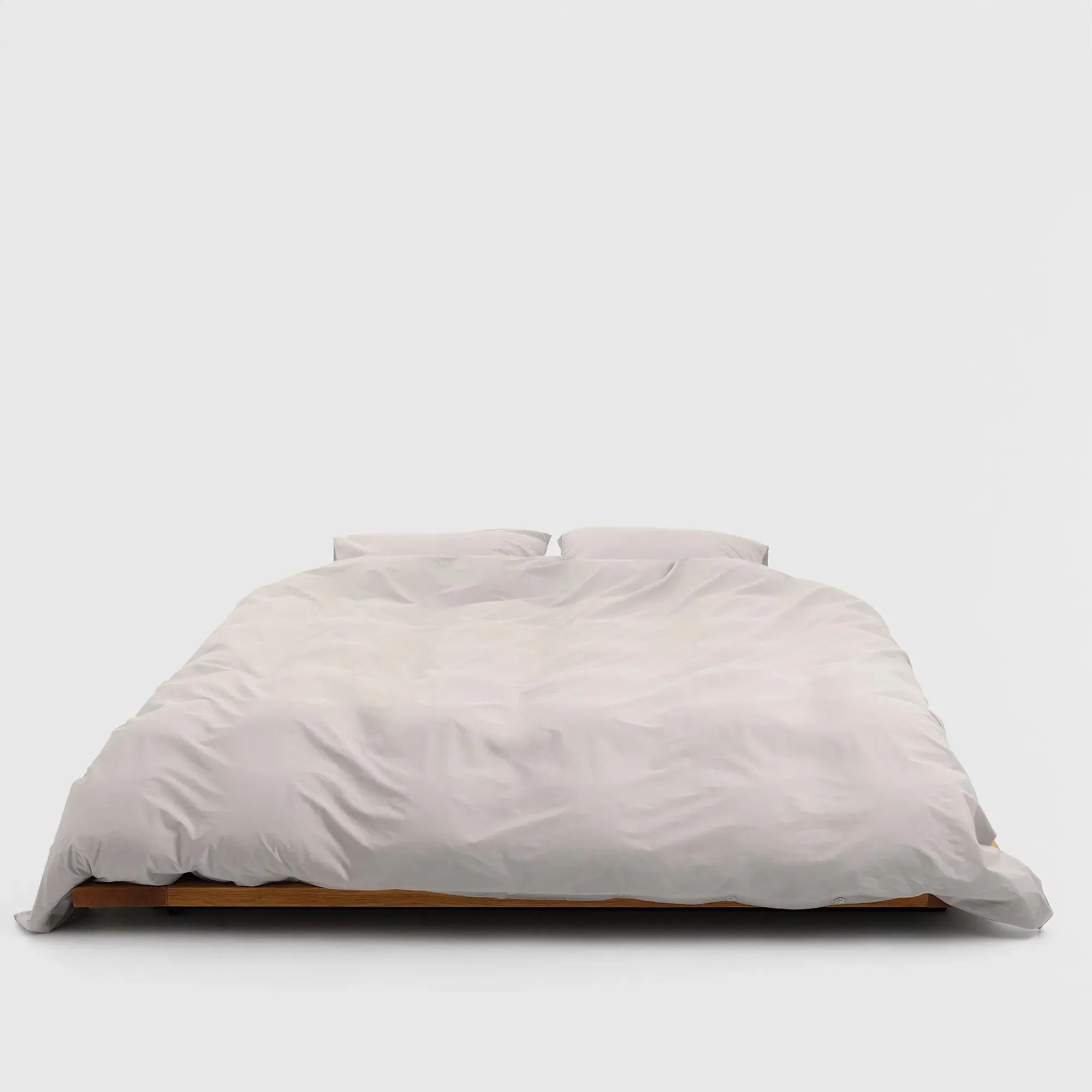 Percale Solid Soft Grey dekbedovertrek - 4