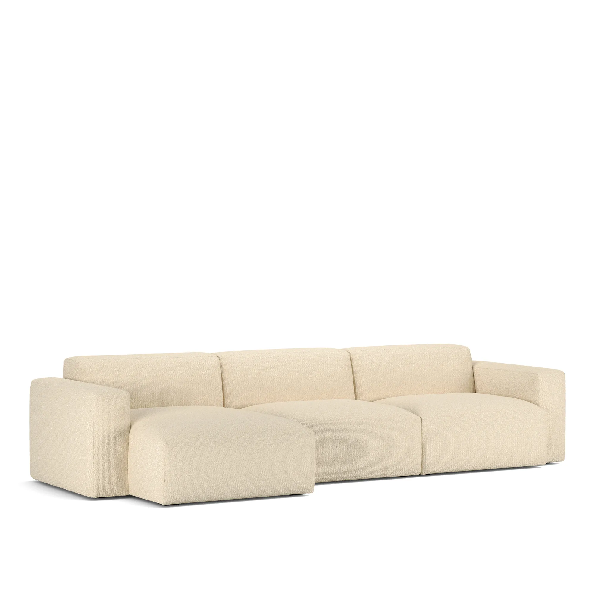 Brick 3-Seater Chaise Lounge Left - 4