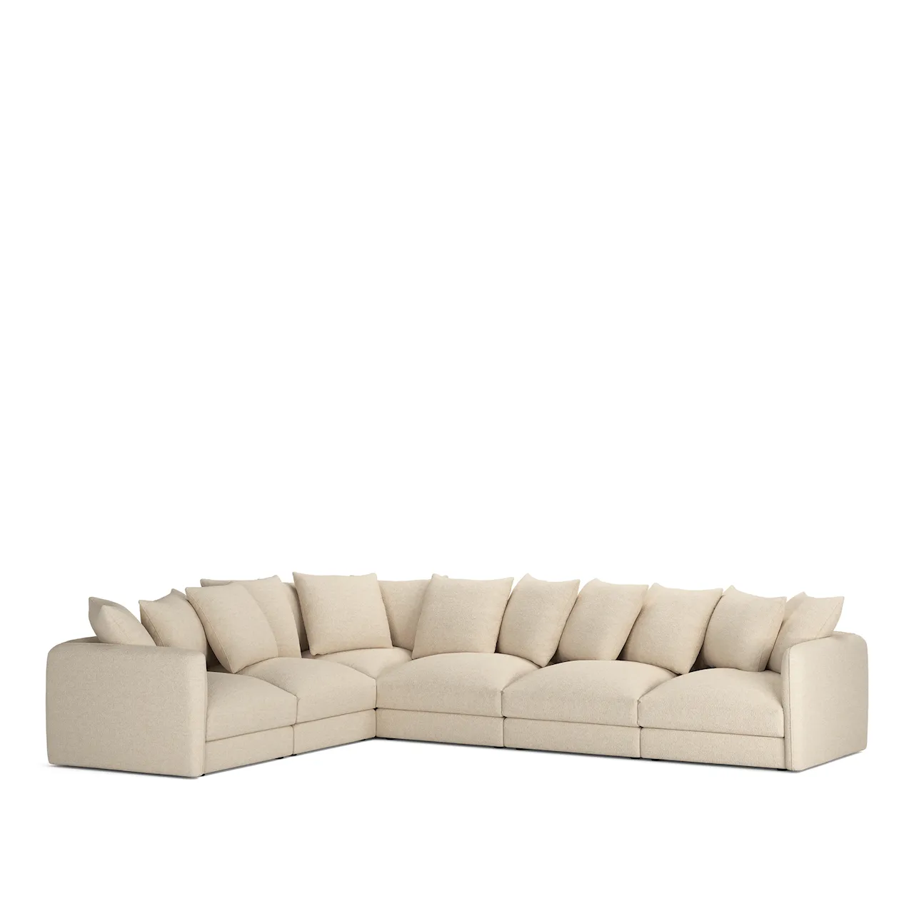 Pavarotti 6-Seater Corner - Ascot White
