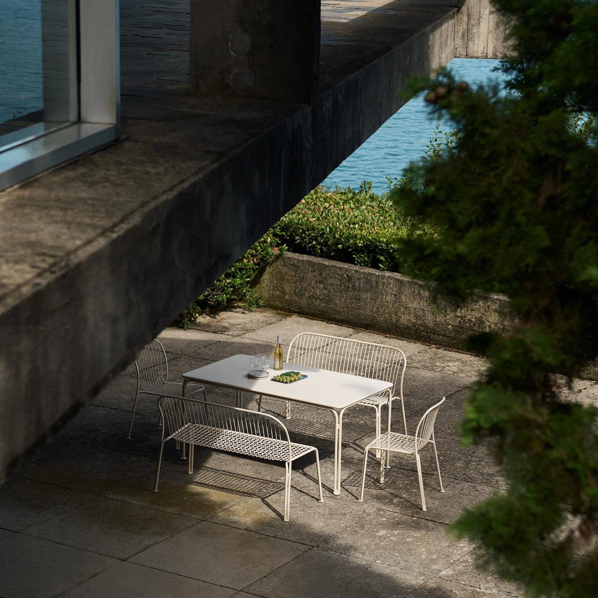 Thorvald SC111 Outdoor Dining Bench - 9
