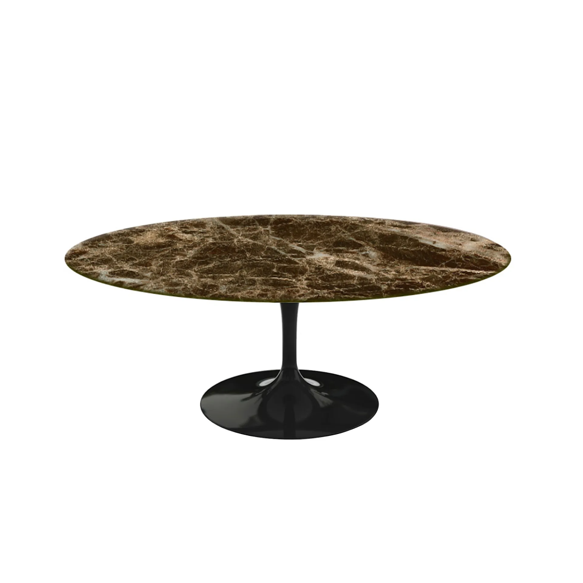 Saarinen Oval Coffee Table - Black - Knoll - Eero Saarinen - NO GA