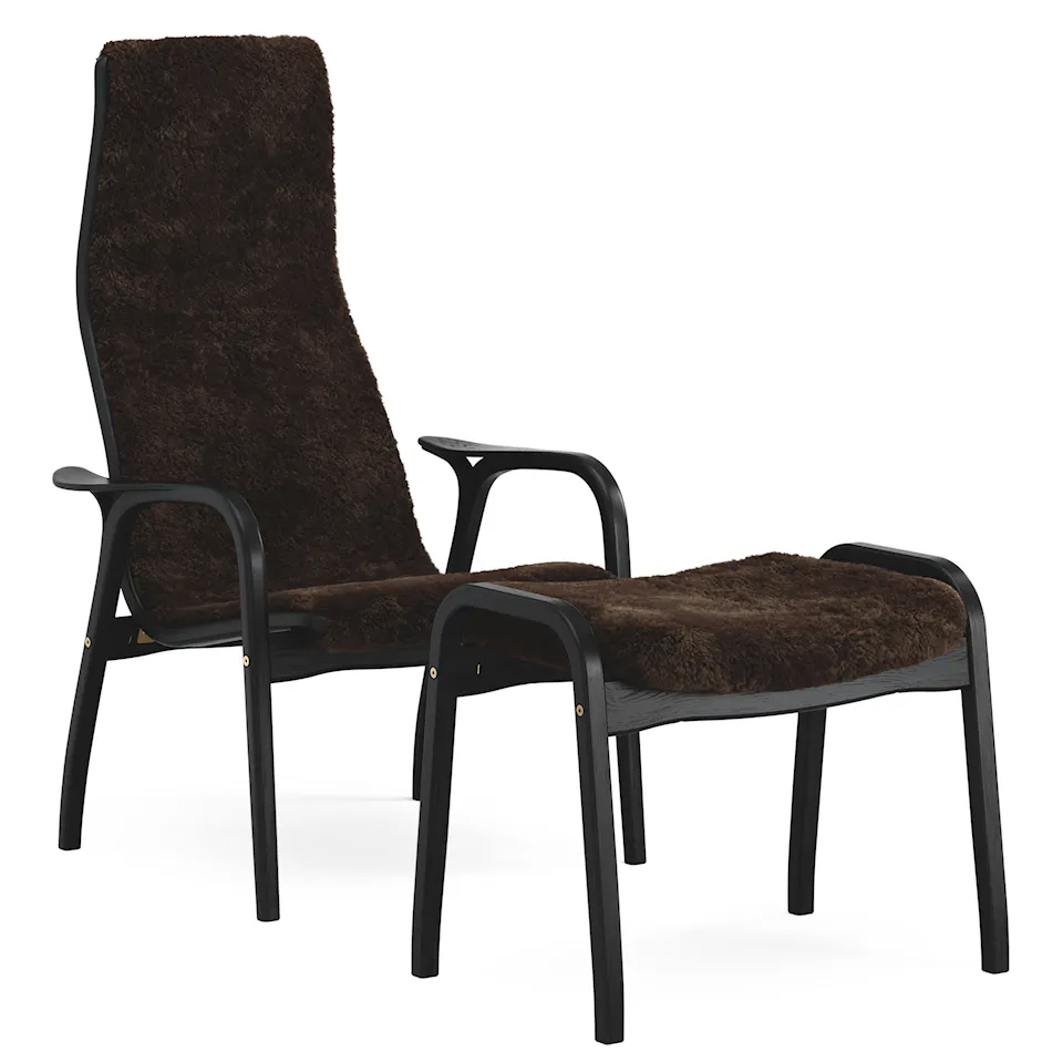 Lamino armchair and footstool