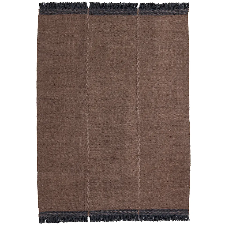 Mia wool rug Brown