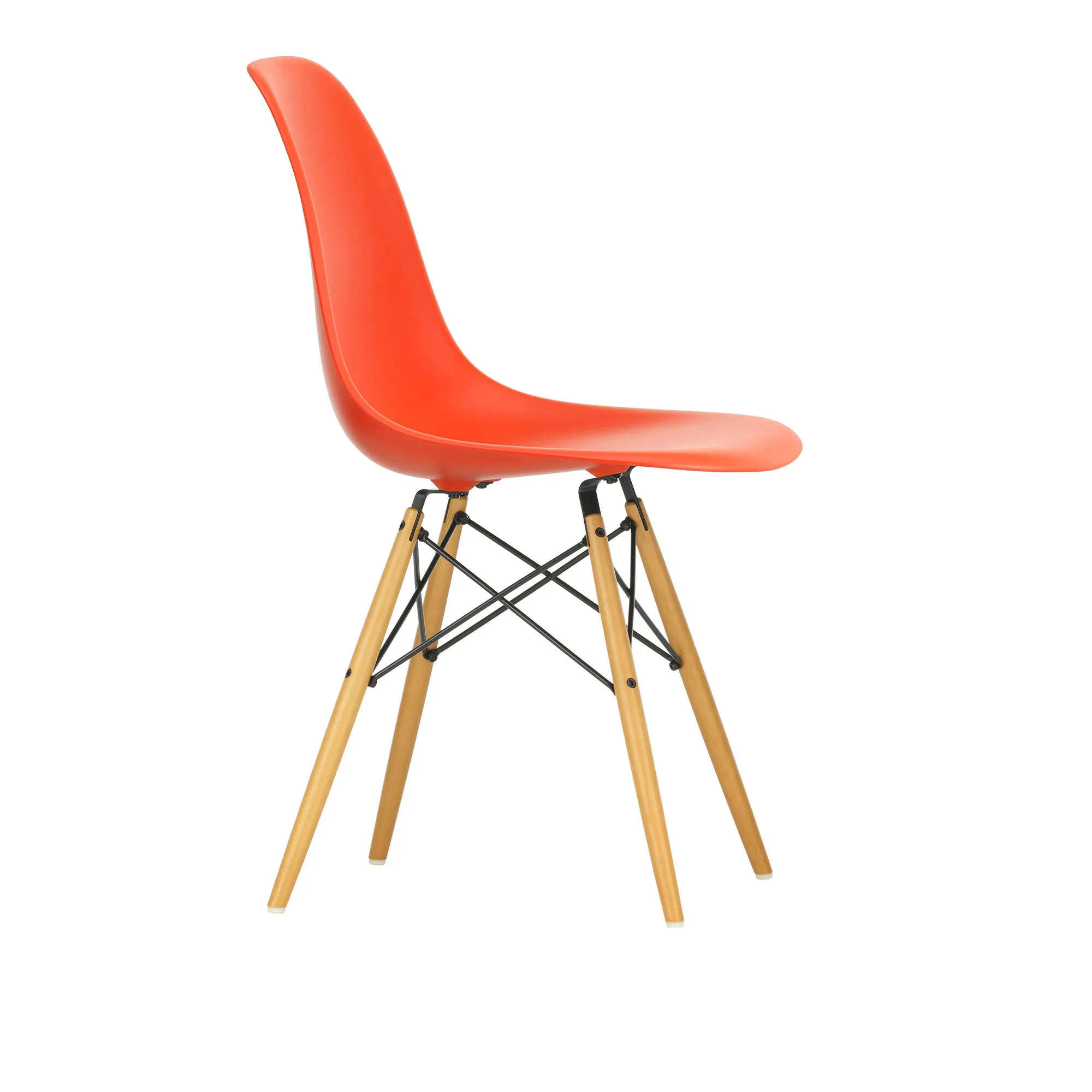 Eames RE Plastic Chair DSW stoel Golden Maple - 1