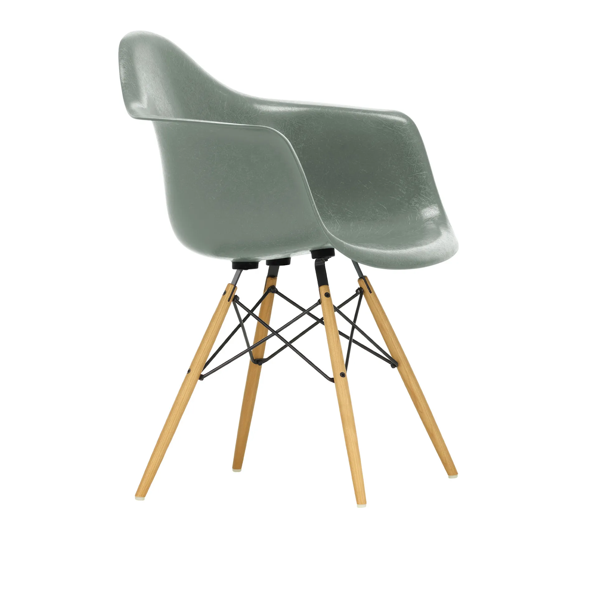 Eames Fiberglass Armchair DAW karmstol Ash Honey Tone - Vitra - Charles & Ray Eames - NO GA