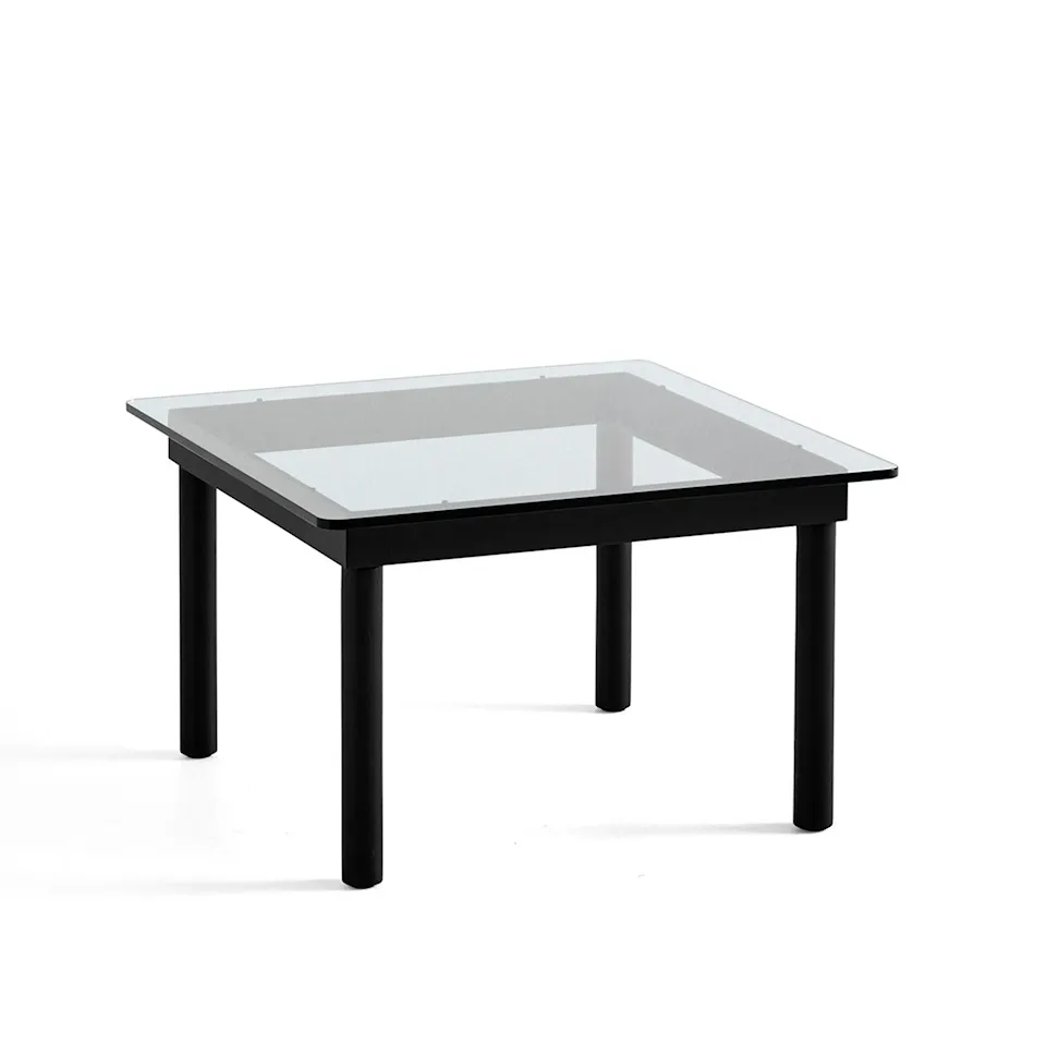 Kofi Coffee Table 60 x 60 cm Black Oak