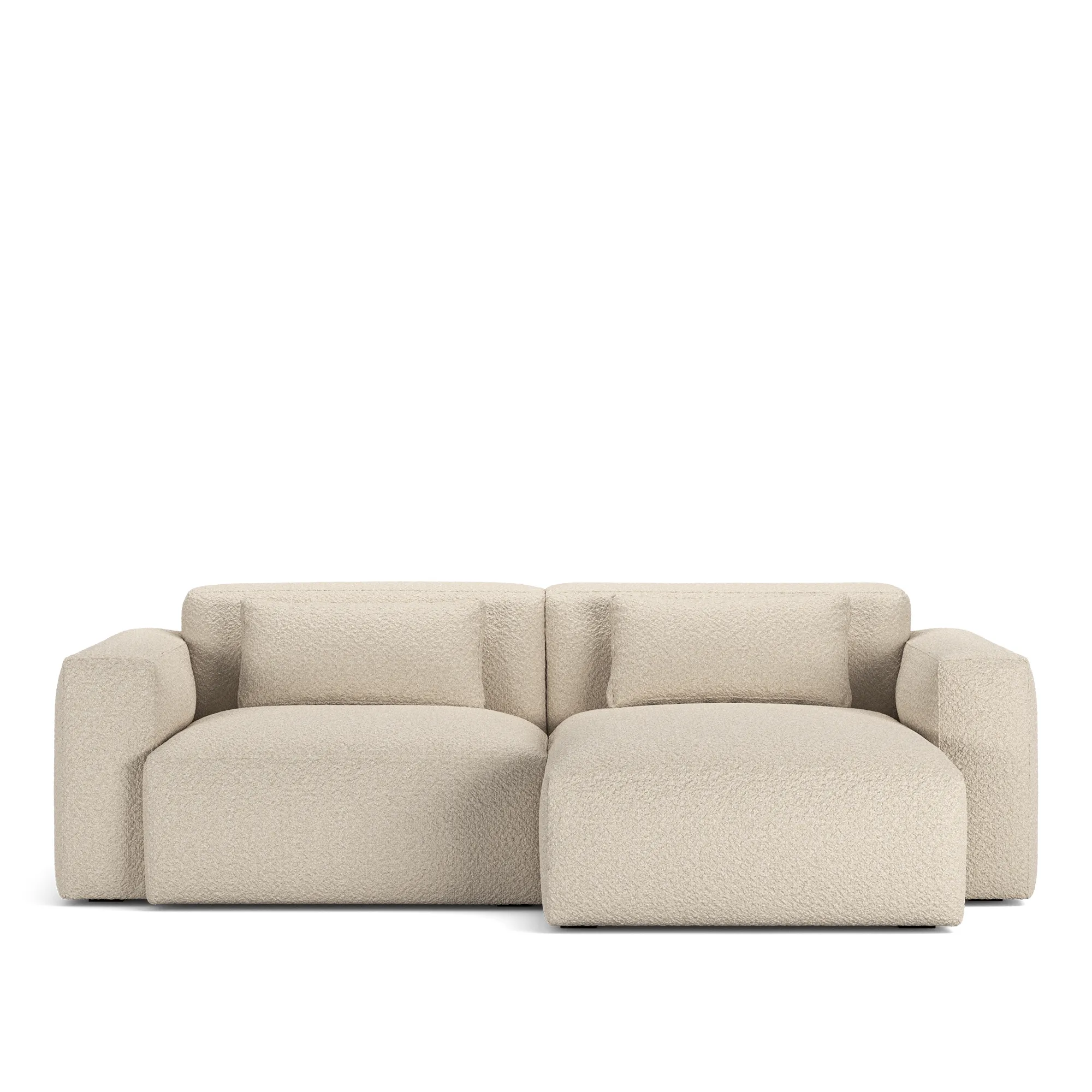 Brick 2-Seater Chaise Lounge Right - 9
