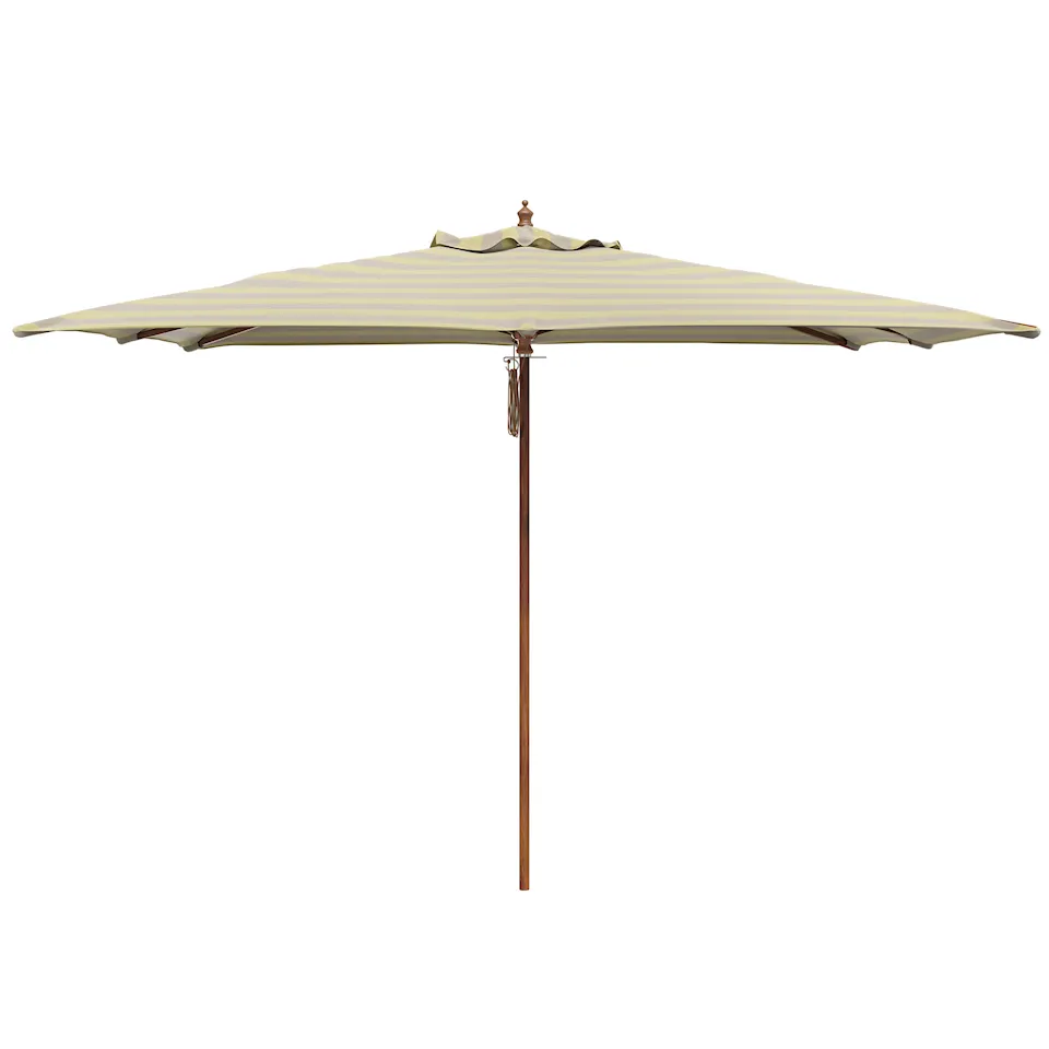 Messina parasol 300x300 cm lemon / sand stripe