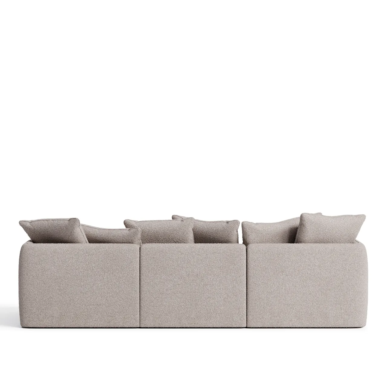 Pavarotti 3-Seater with Ottoman – Ascot Beige