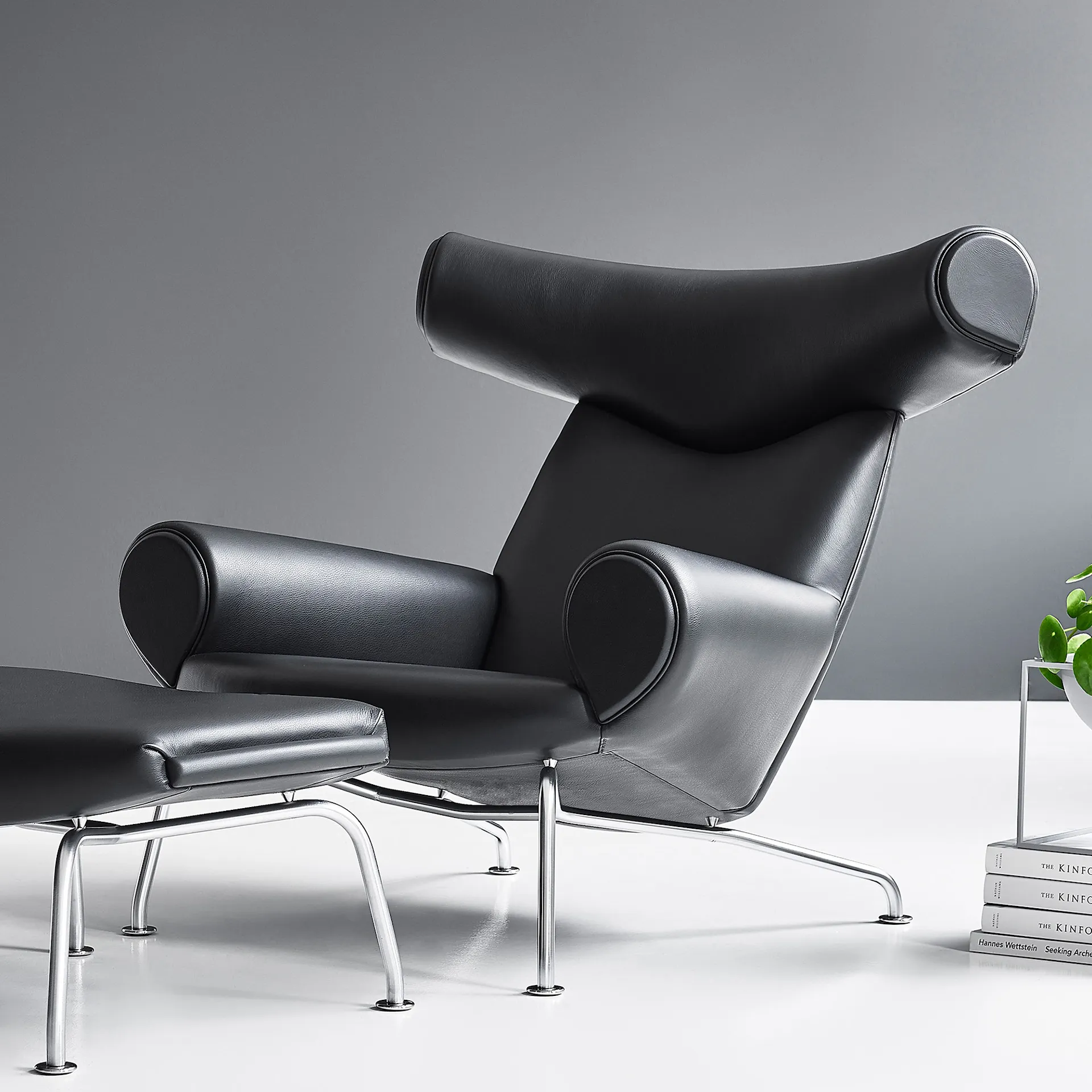 Wegner Ox Chair - Chrome - Fredericia Furniture - Hans J. Wegner - NO GA