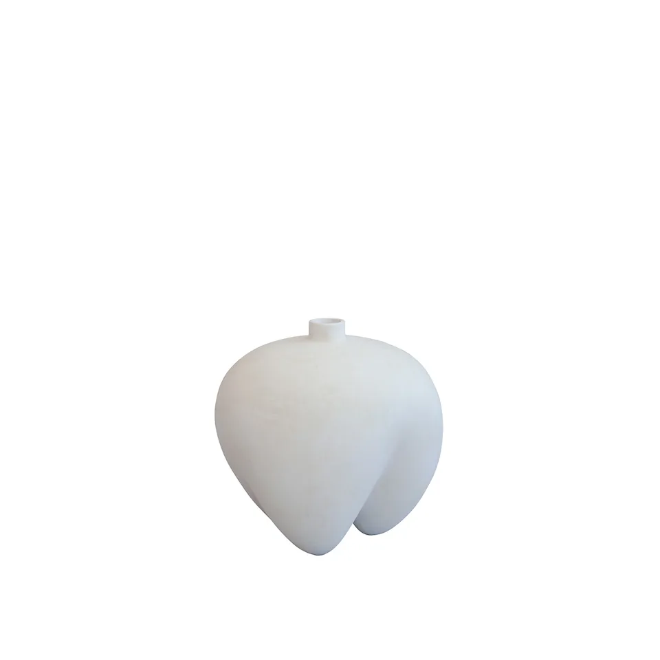 Sumo Vase Mini Bone White