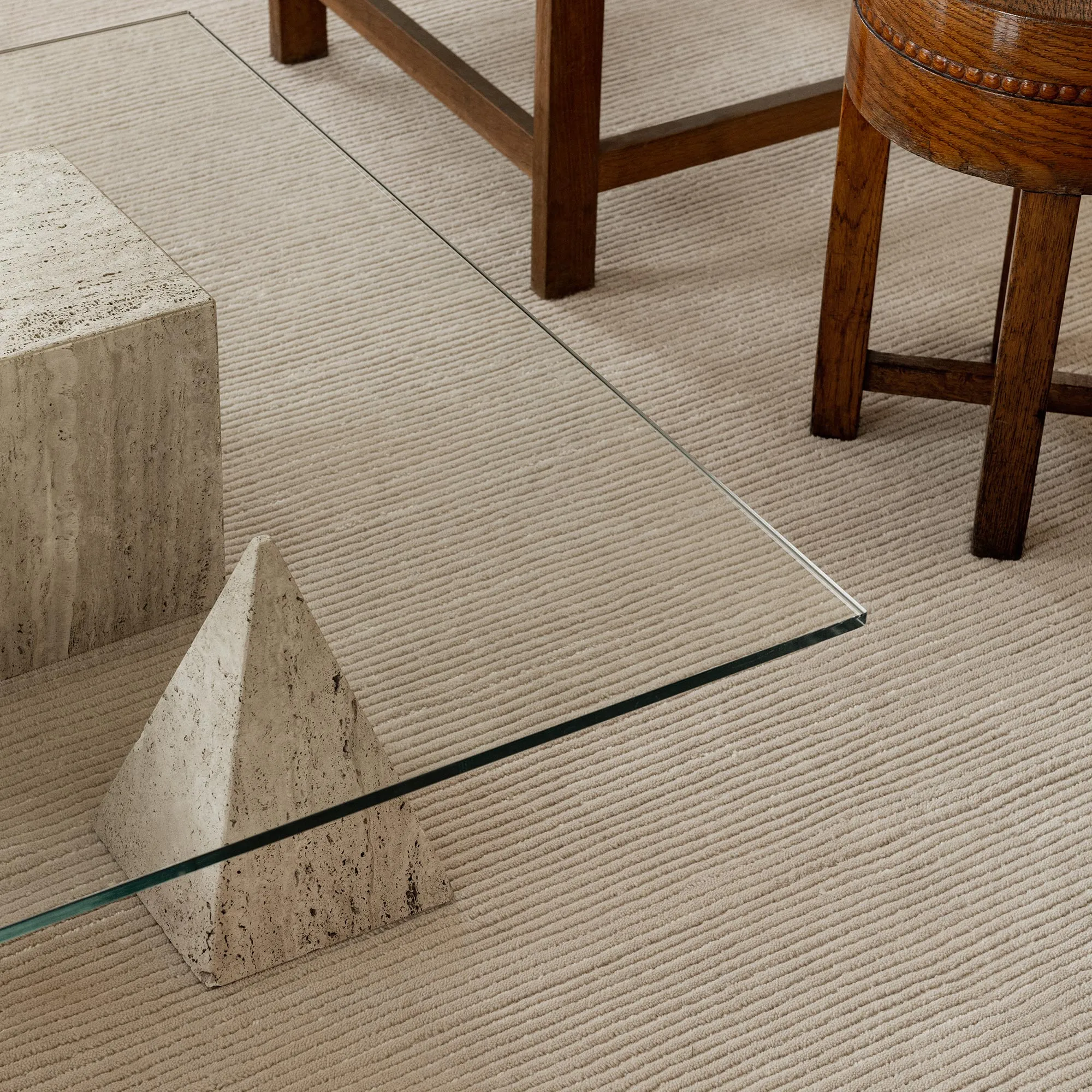 Park Almond wool rug - 3