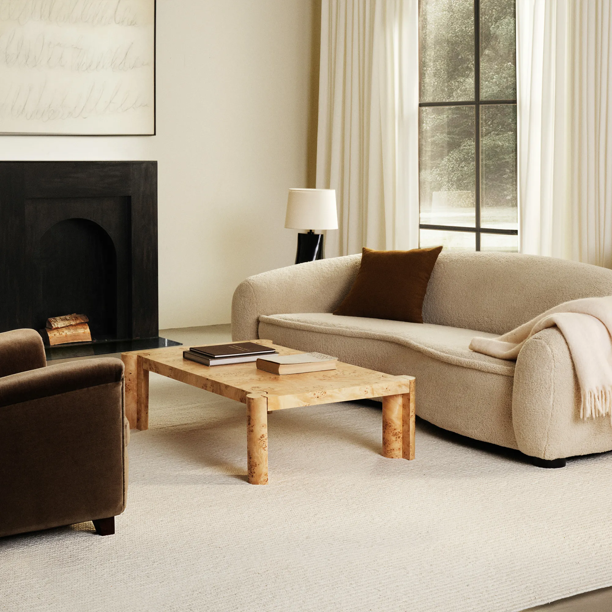 Braid Cream Wool Rug - 2