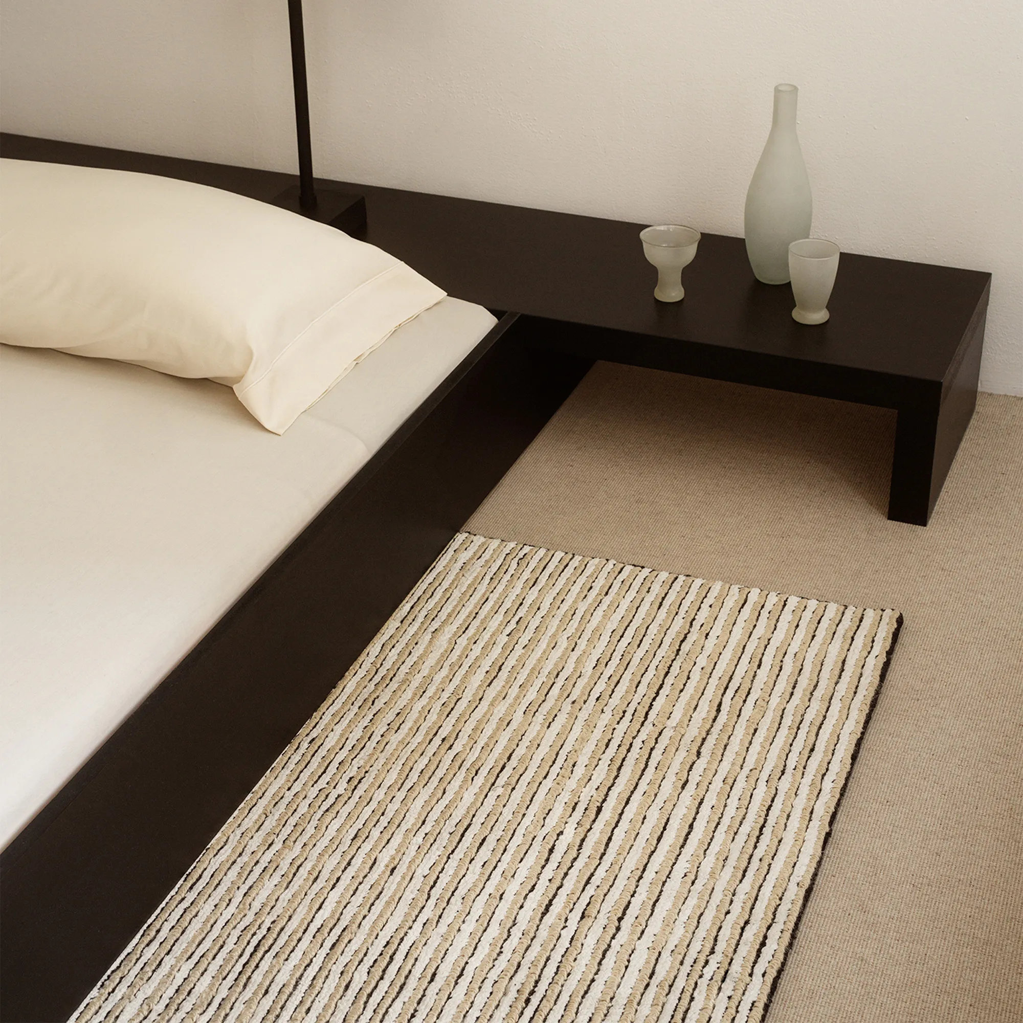 Twin 01 Natural Linen & Jute Rug - 4