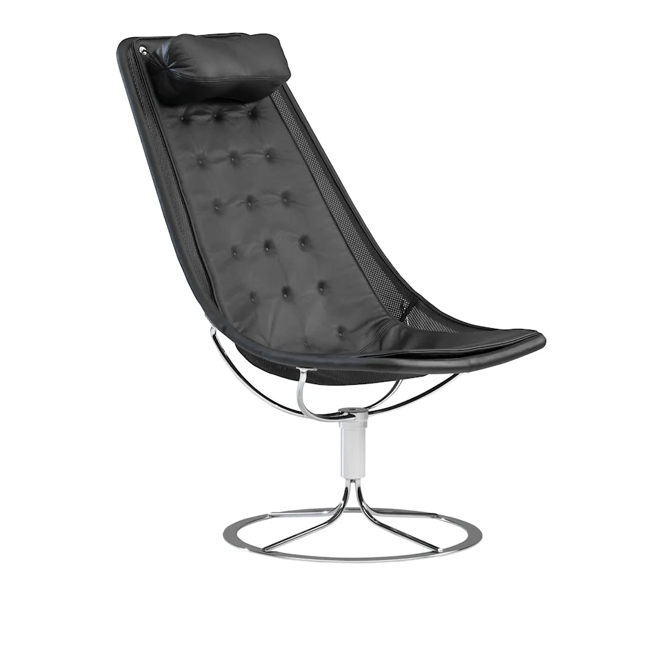 Mi 466 Jetson 66 Armchair - Black mesh/Long cushion/Elmosoft 99999