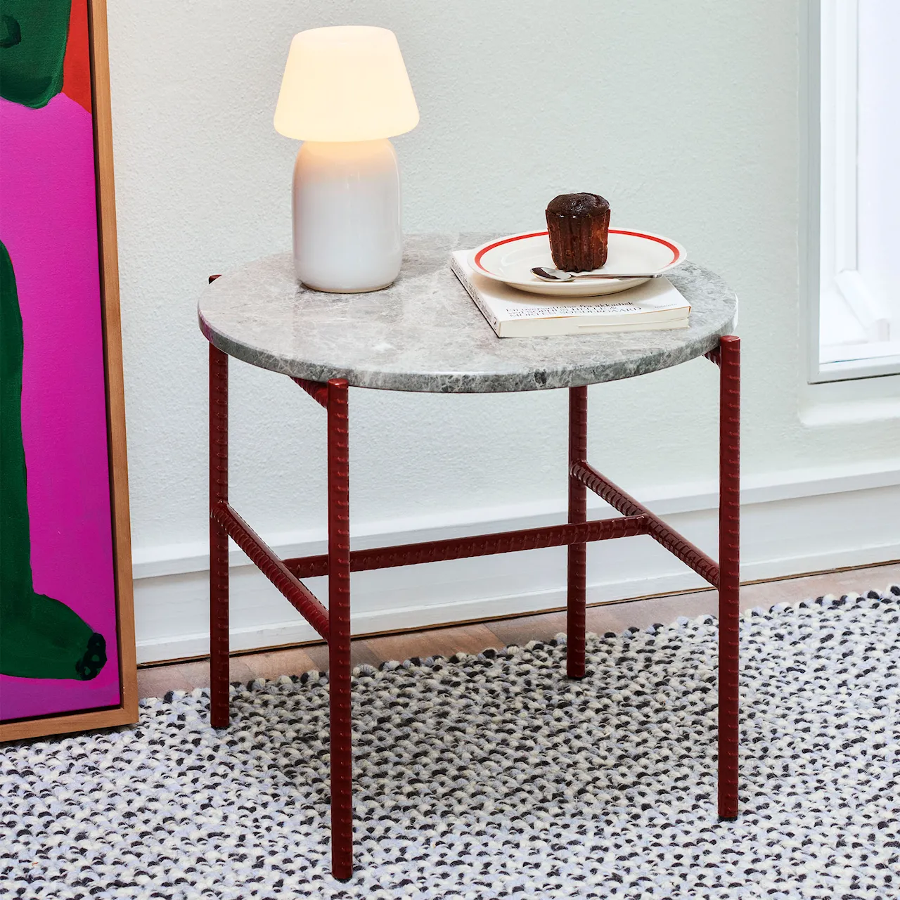 Rebar Round Side Table