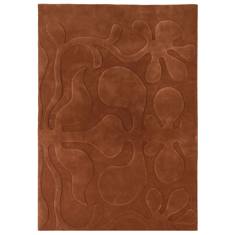 Lucia Eames Rooted Terracotta uldtæppe