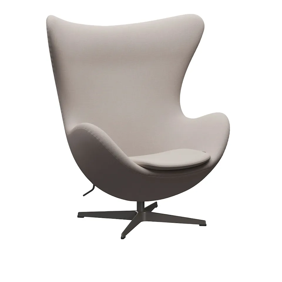 3316 Ægget lænestol Warm Graphite