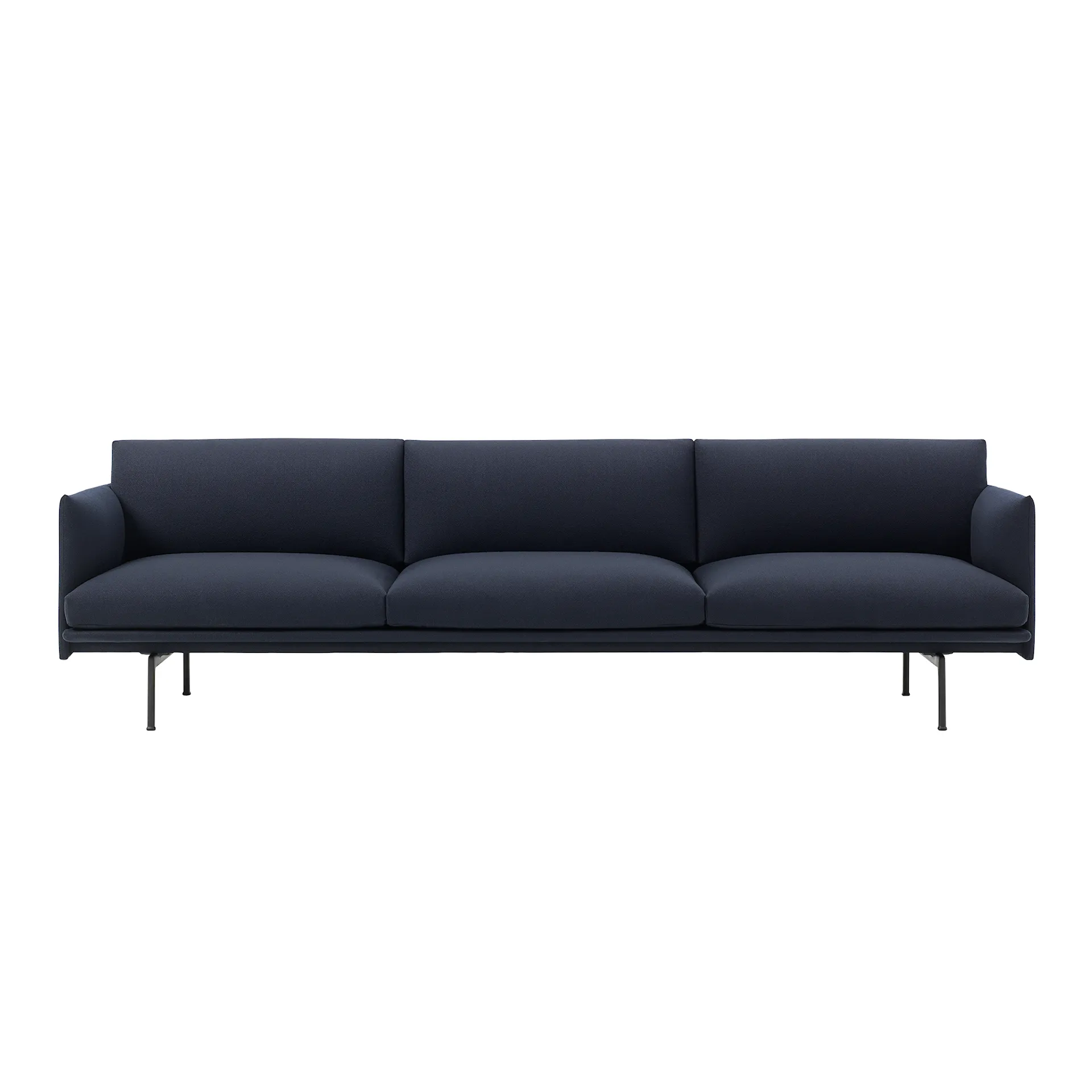 Outline 3 1/2-Seater / Black Base - Muuto - NO GA