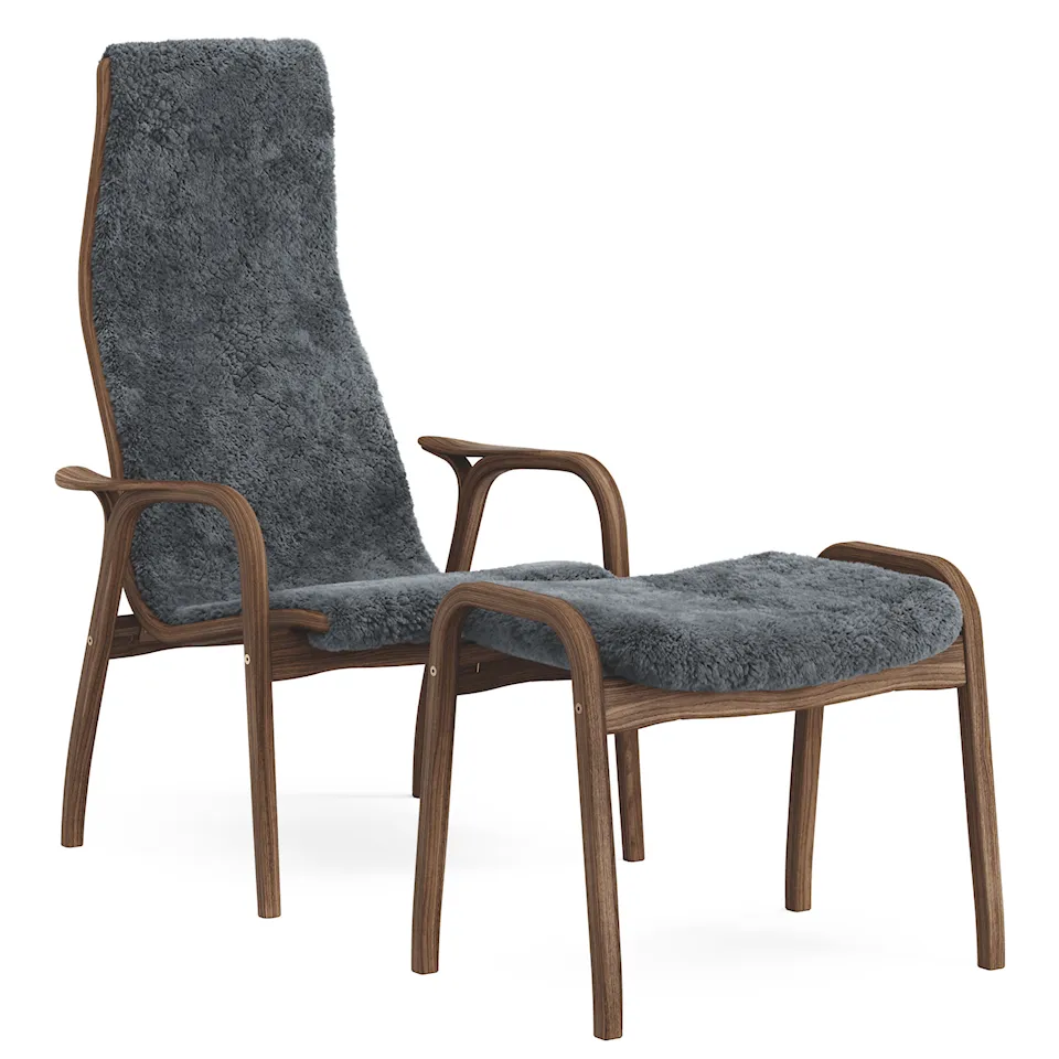 Lamino armchair and footstool