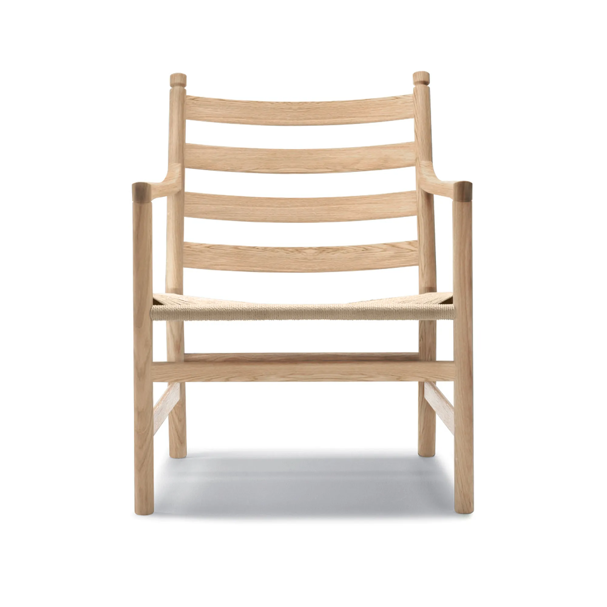CH44 Armchair Oak/Natural Cord - 1