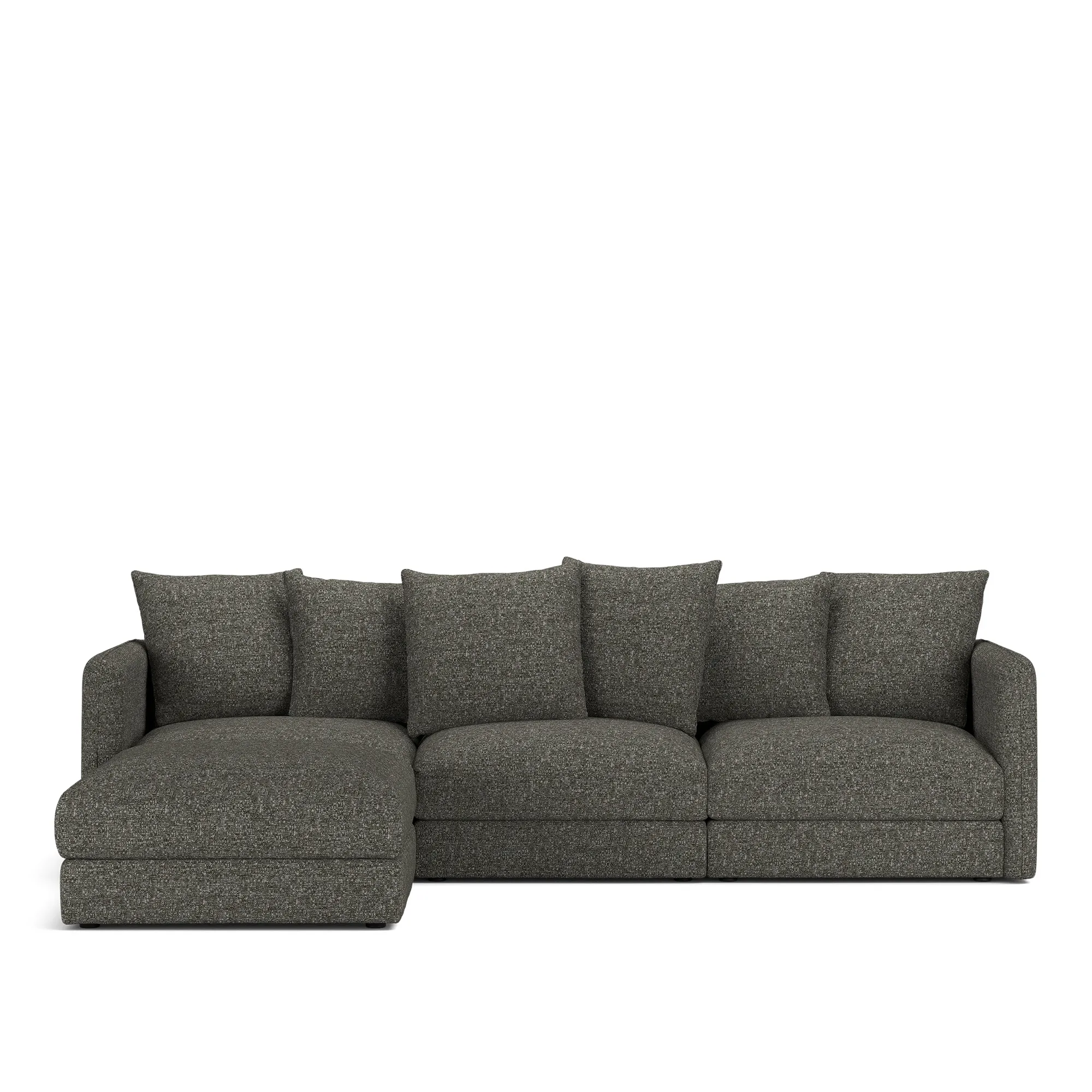 Pavarotti 01 3-personers sofa med fodskammel - 1