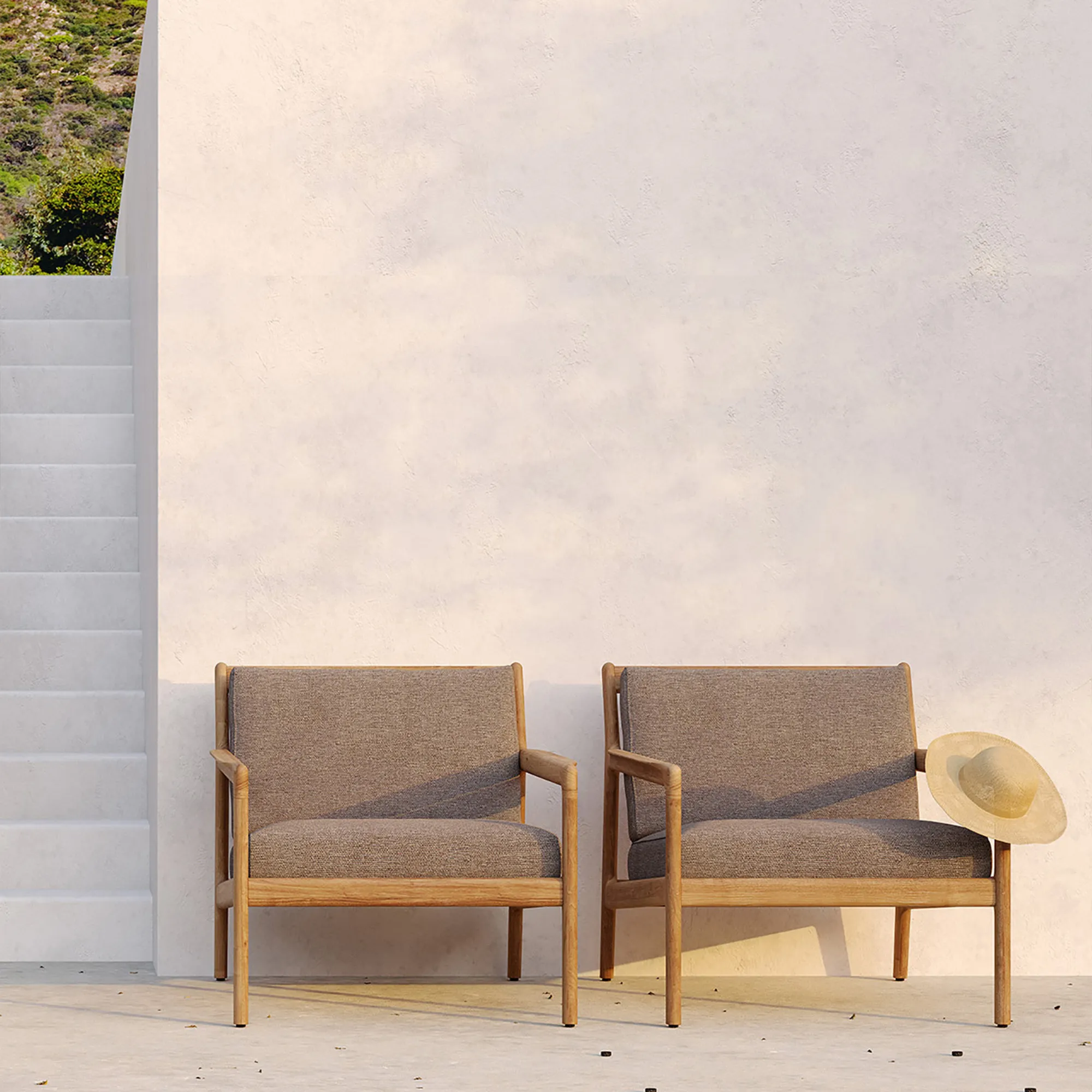 Jack Outdoor Lounge Chair Teak