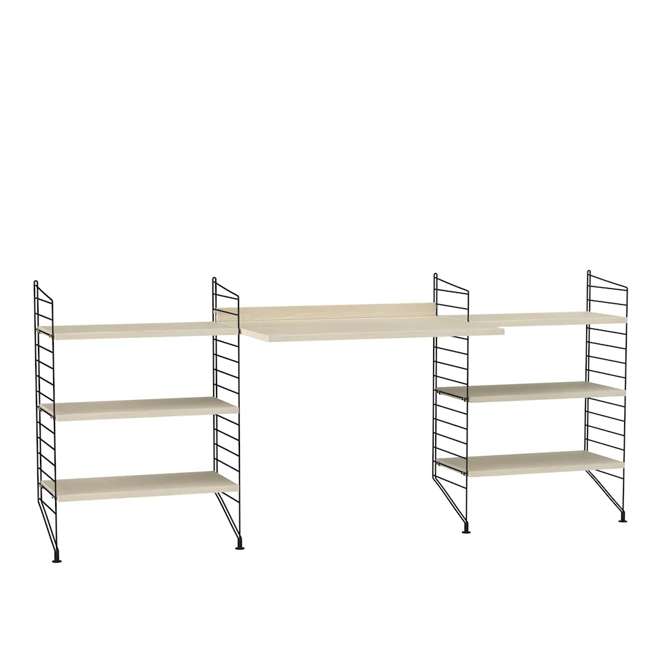 Office shelving system D ash/black