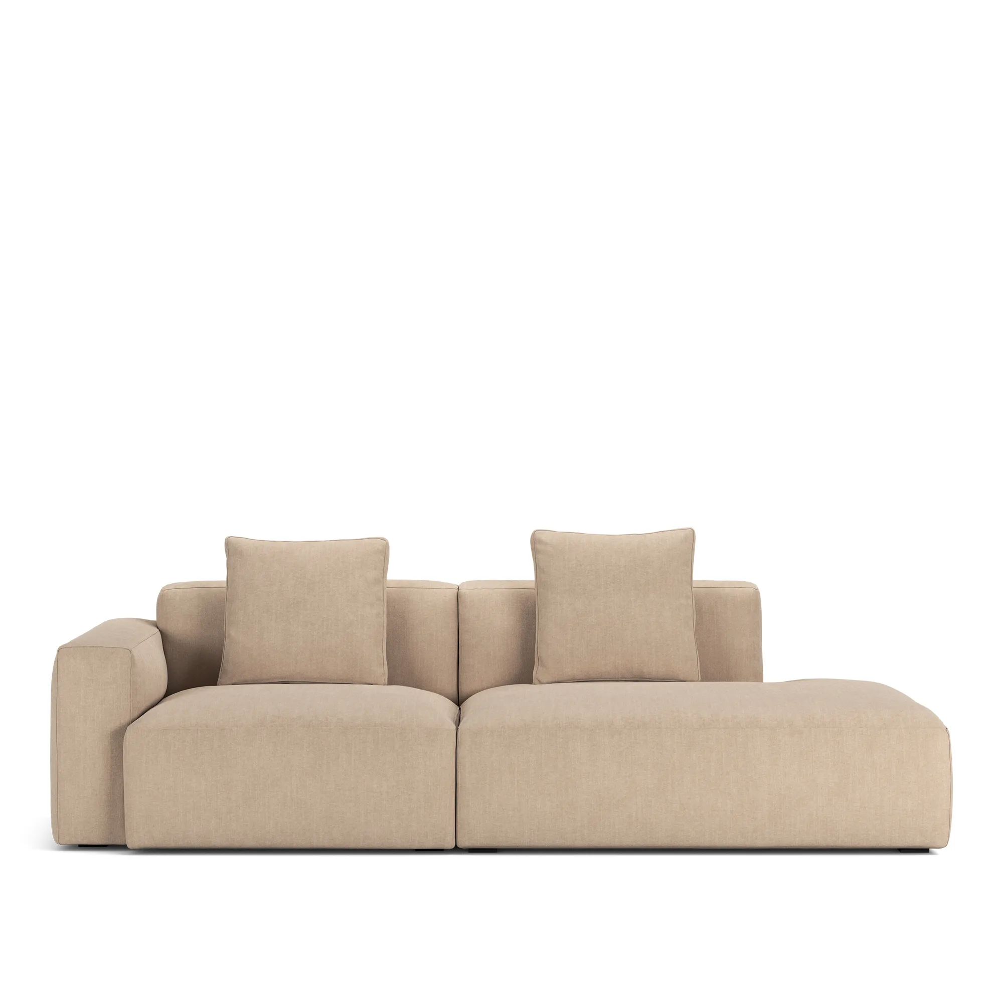 Brick 2-Seater Open End Right - 10