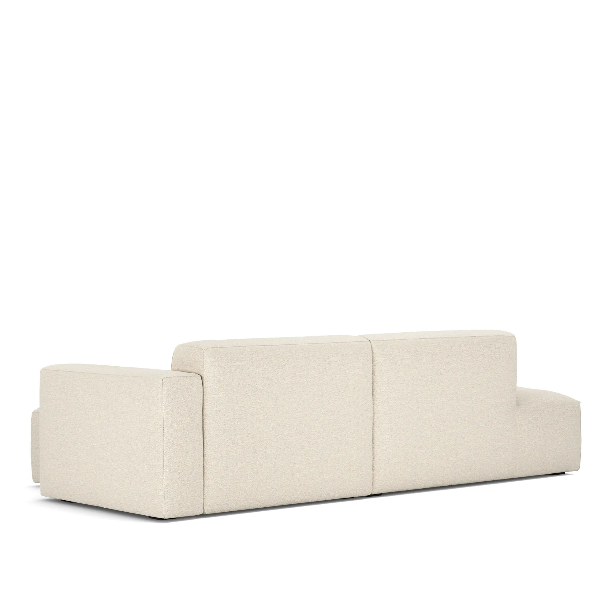 Brick 2-Seater Chaise Lounge Open End Left - 7