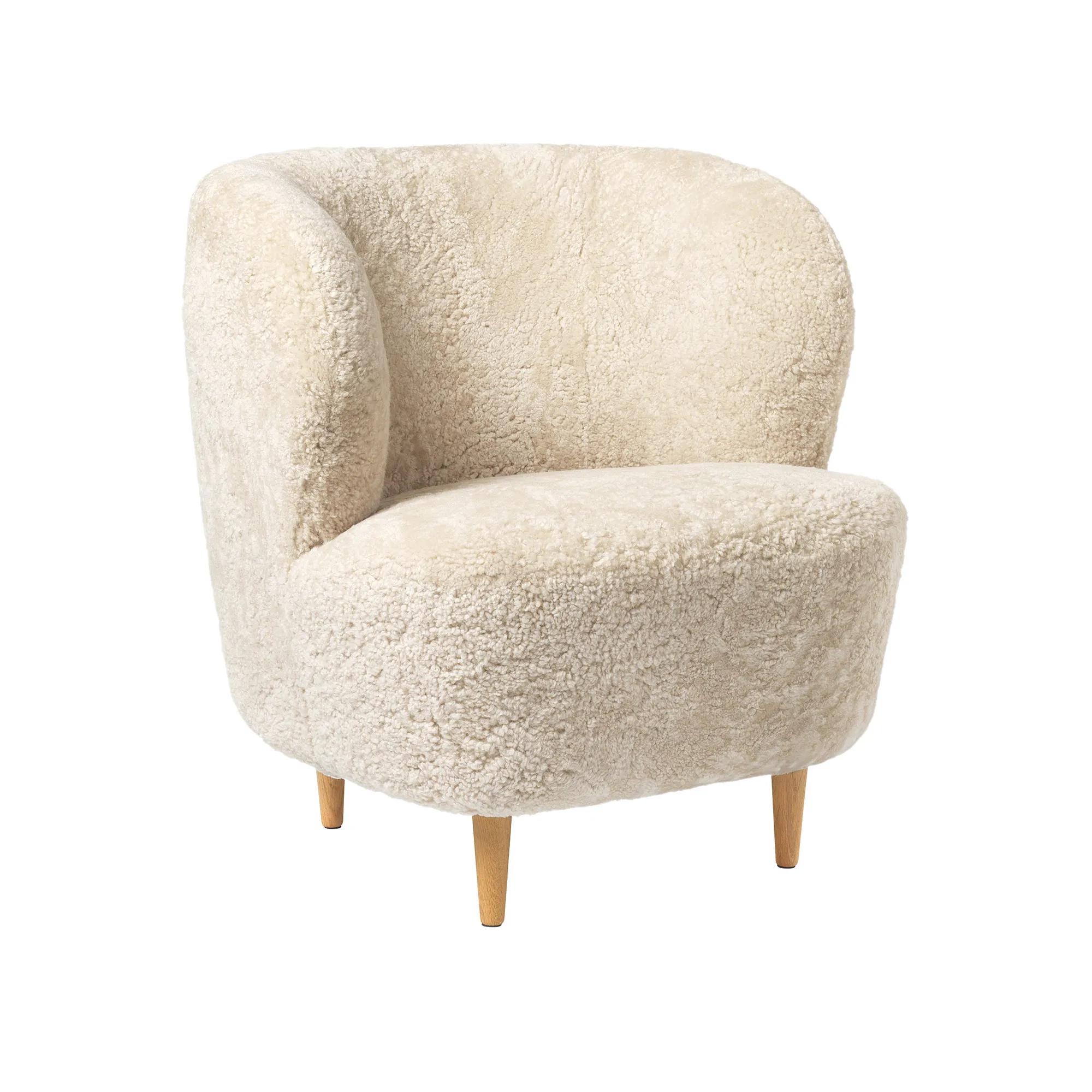 Stay Lounge Chair Sheepskin Oak - 1