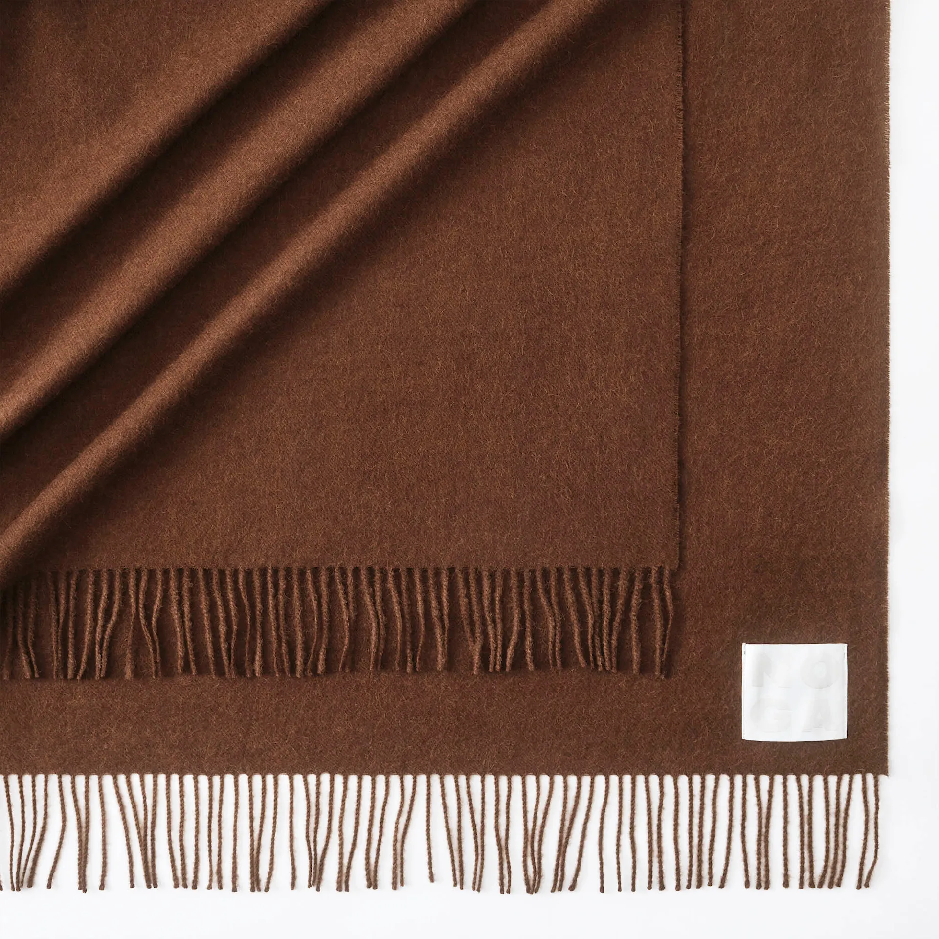 Baby Alpaca Throw Chocolate Brown - NO GA - NO GA