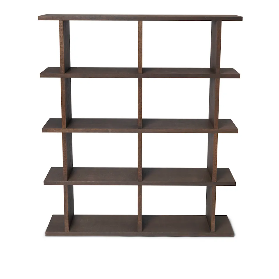 Kona kirjahylly 2 x 4 hyllyä