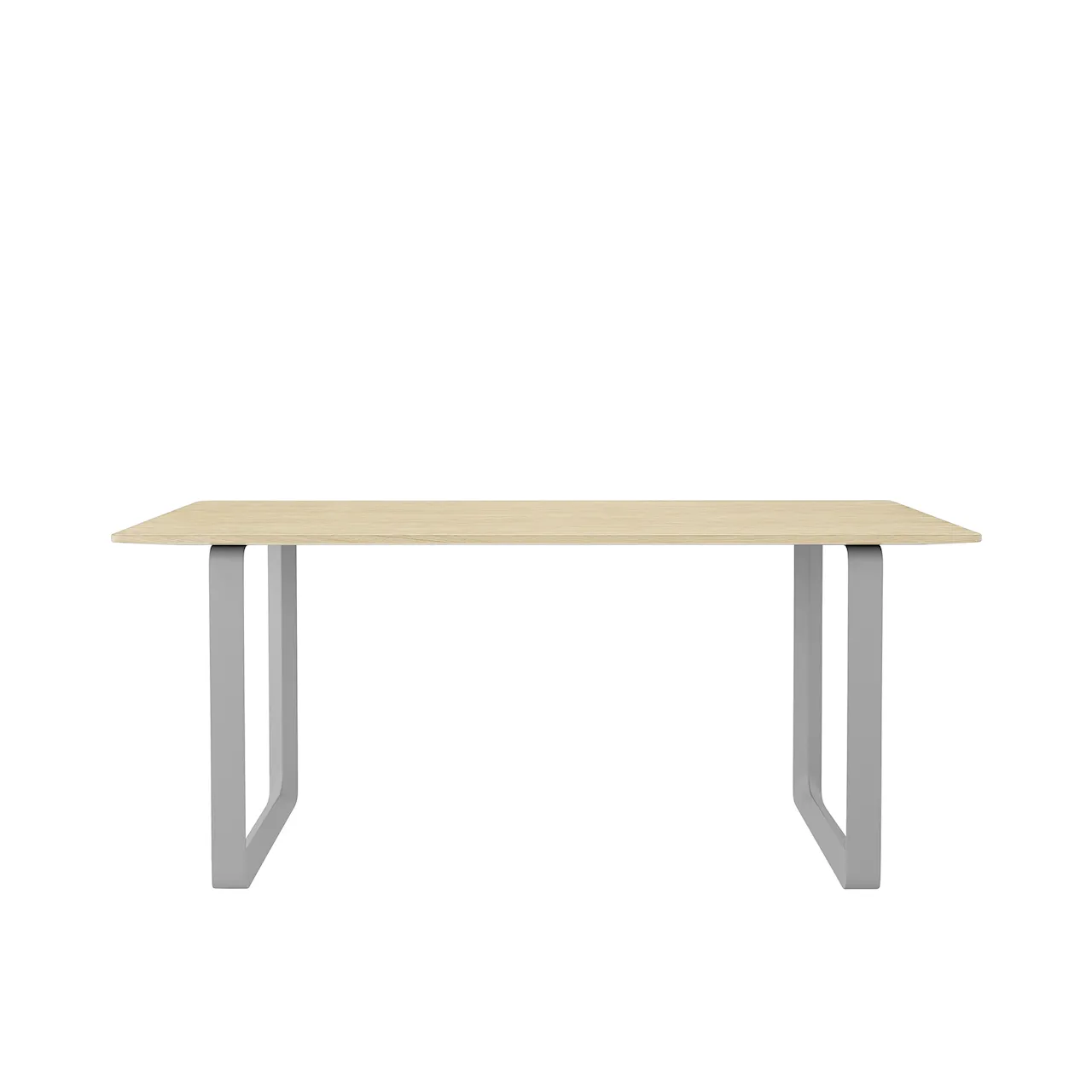 70/70 Table, Small, Solid Oak/Grey