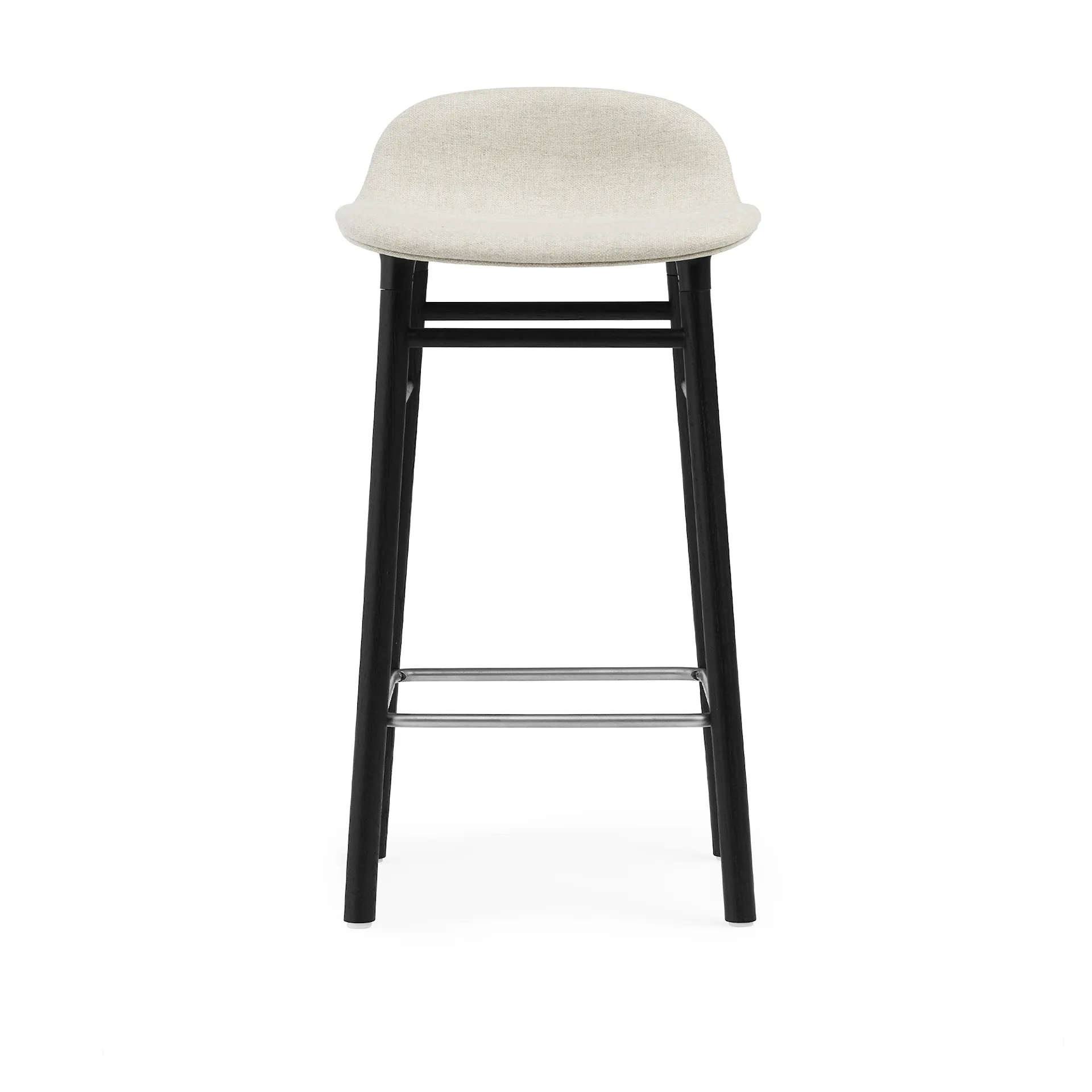 Form Barstool 65 cm Full Upholstery Black Oak - Normann Copenhagen - NO GA