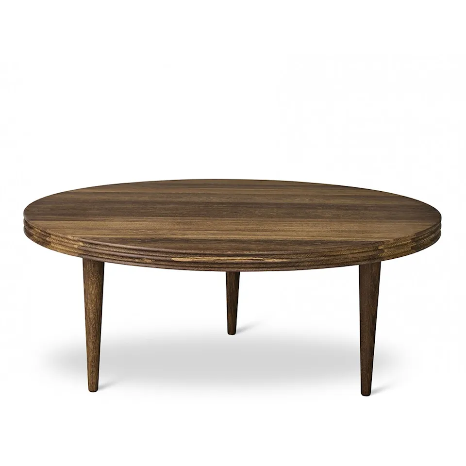 Groove sofabord 60 cm valnød