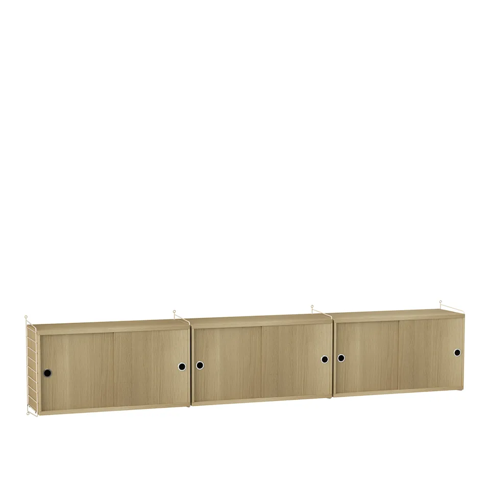 Woonkamer stellingsysteem D eik/beige