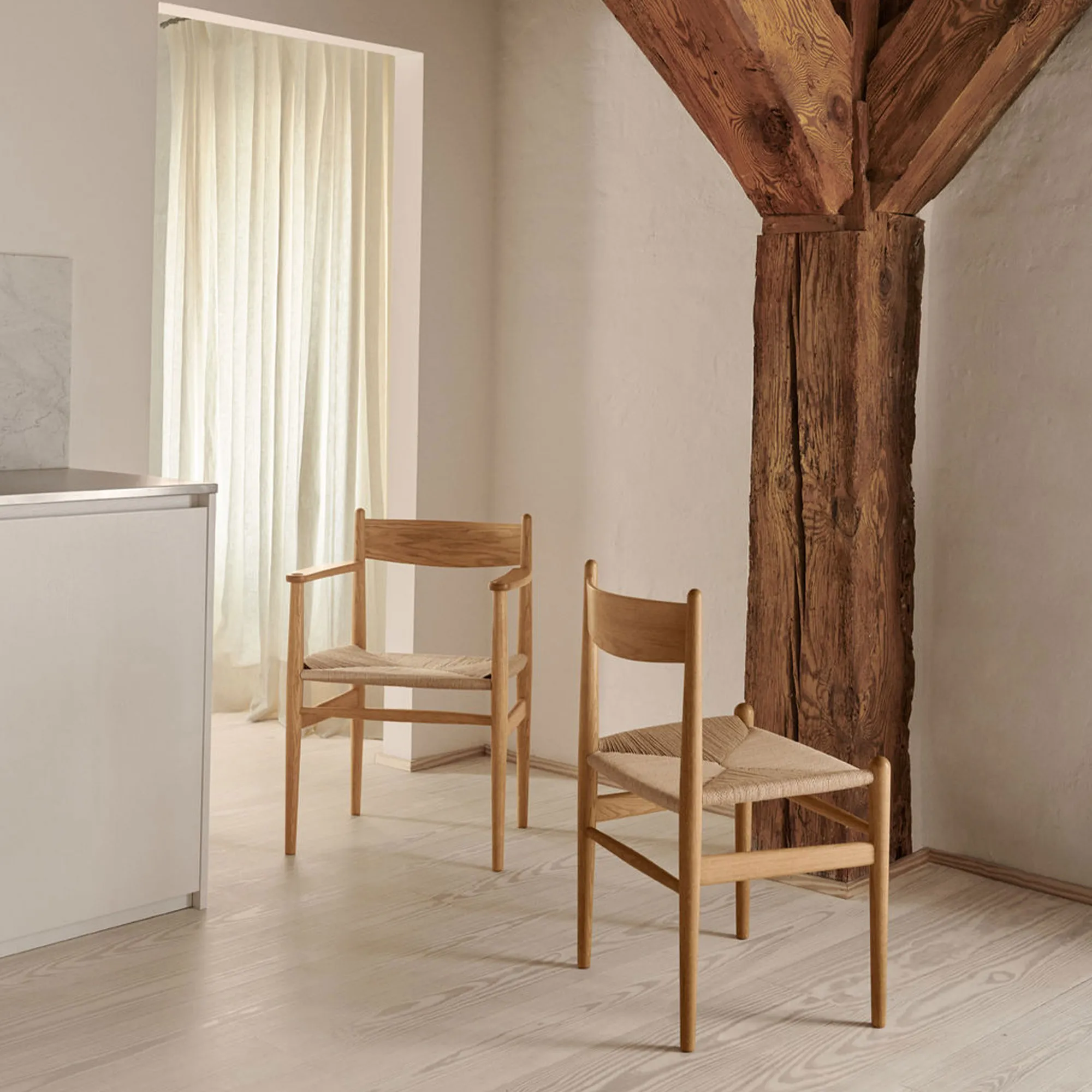 CH36 Chair Oak - 5