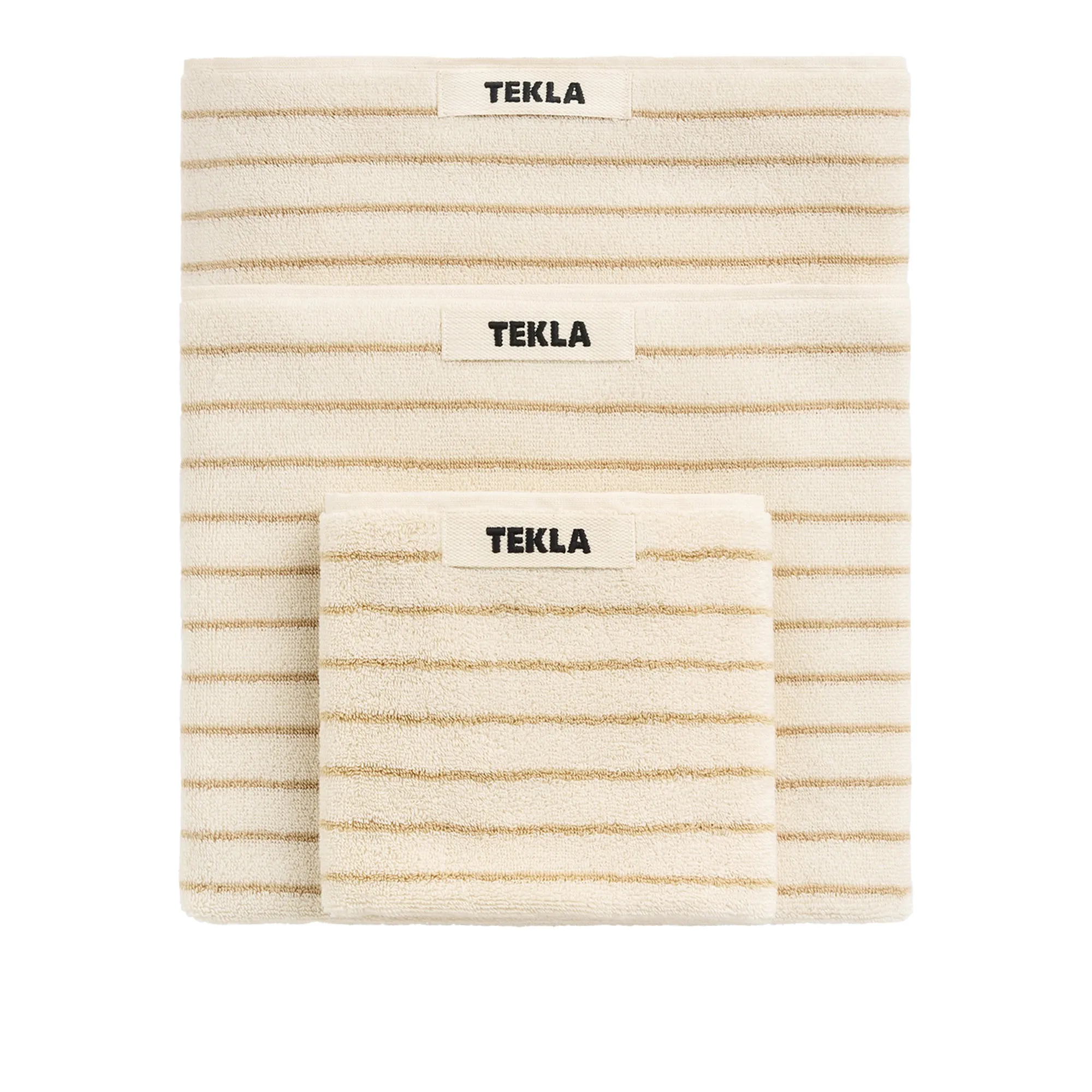 Terry Sienna Stripes Towel - 1