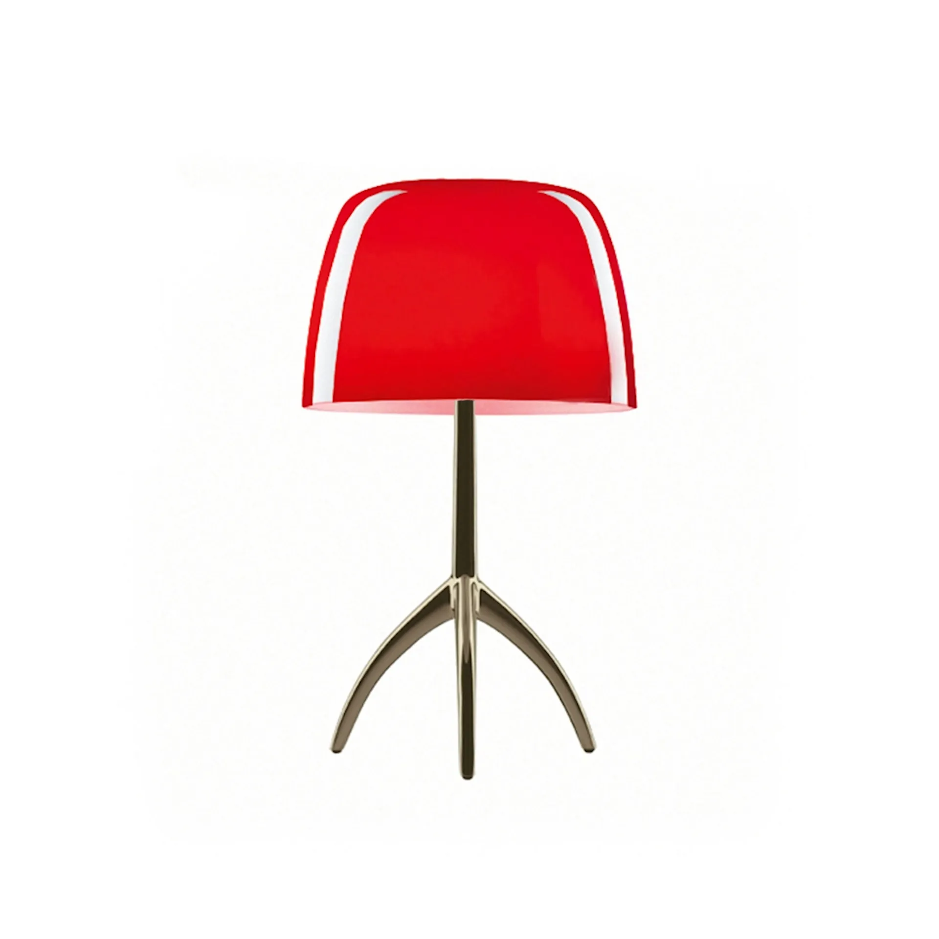 Lumiere Table lamp, Small - with dimmer, Red, Champagne - Foscarini - Rodolfo Dordoni - NO GA