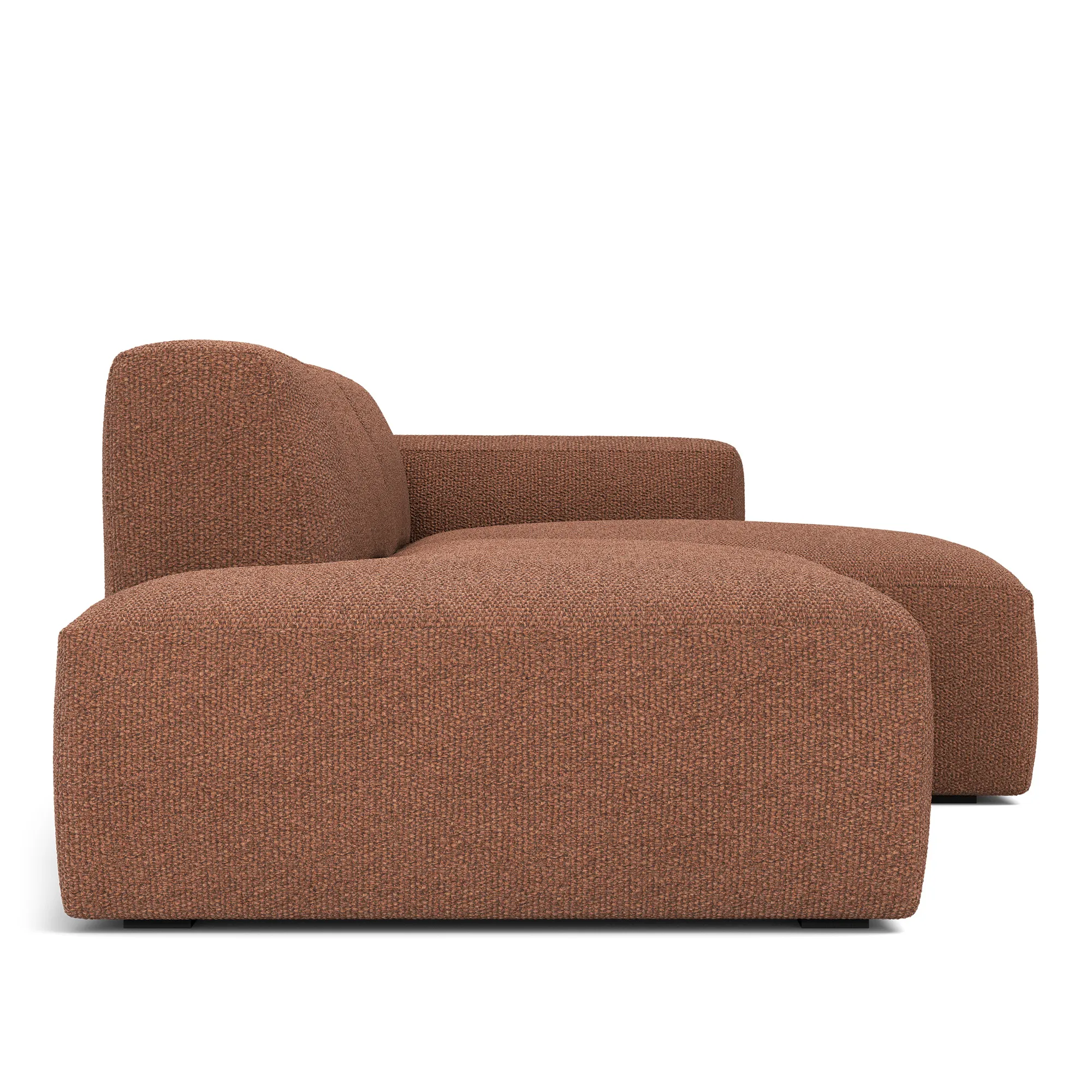 Brick 2-Seater Chaise Lounge Open End Left - 5