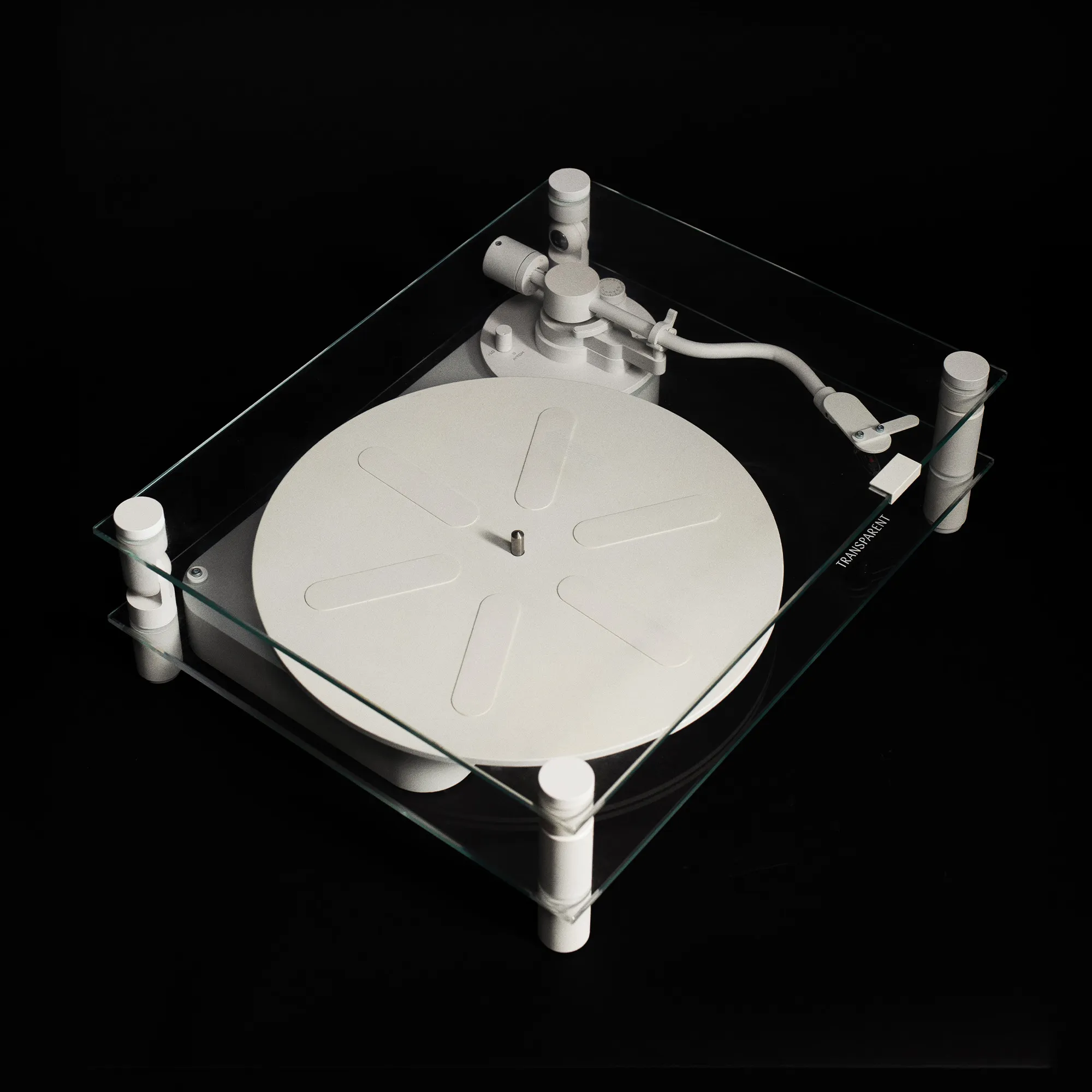 Transparent Turntable - Black - 5
