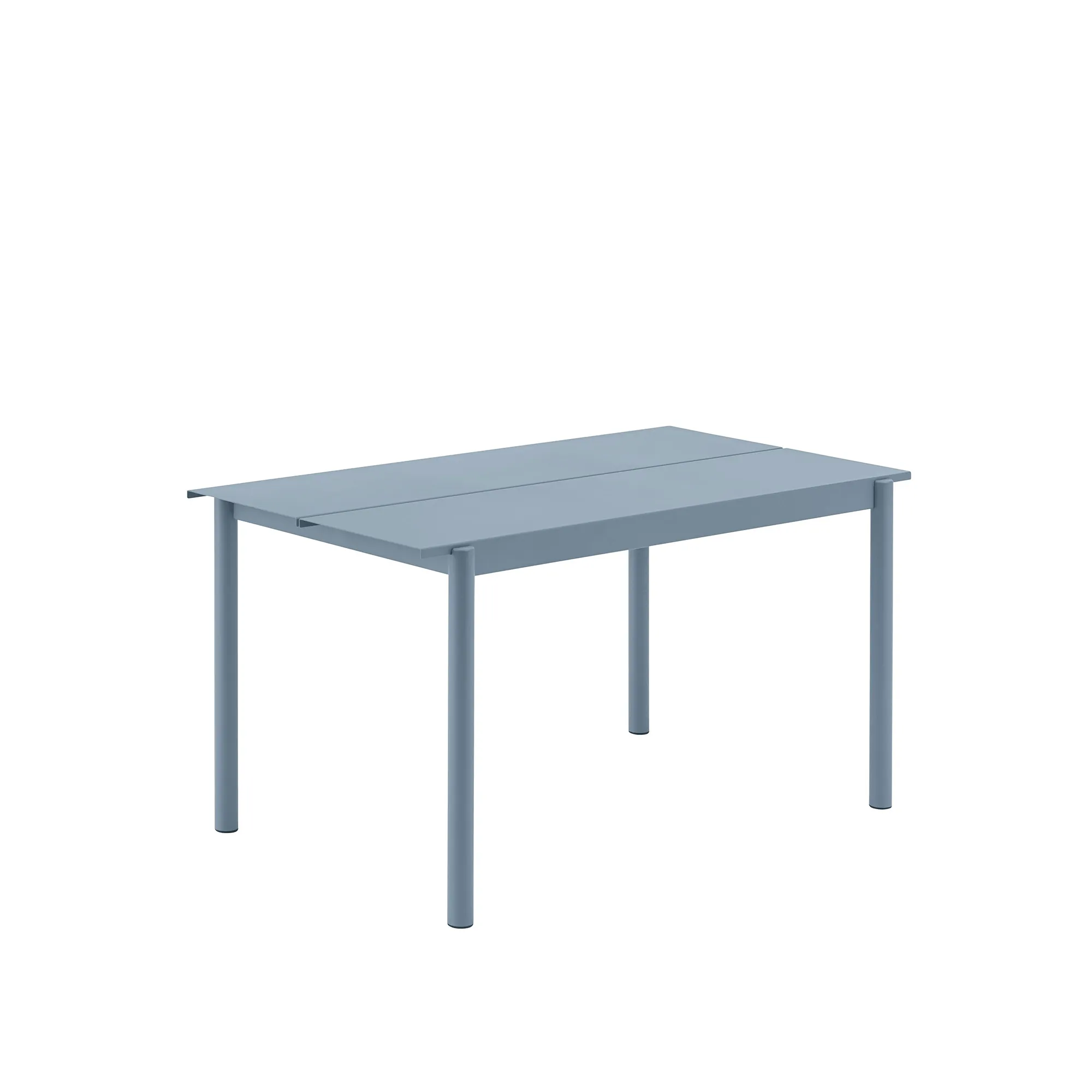 Linear Steel Outdoor Dining Table 140 cm - 1