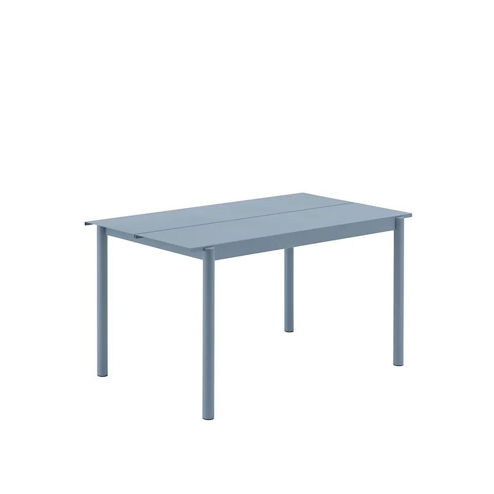 Linear Steel Outdoor Dining Table 140 cm